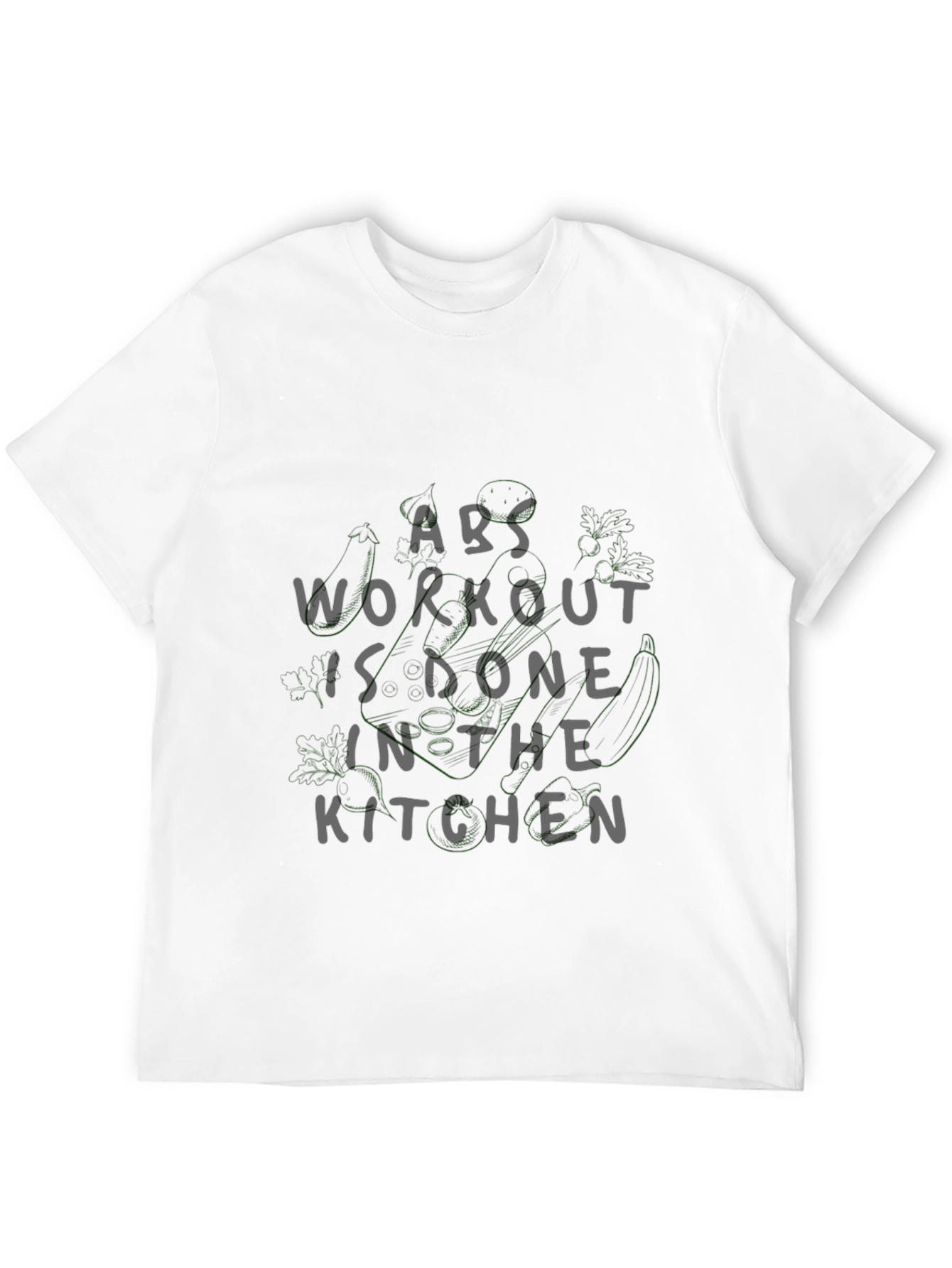 Abs Workout in the Kitchen Black T-Shirt