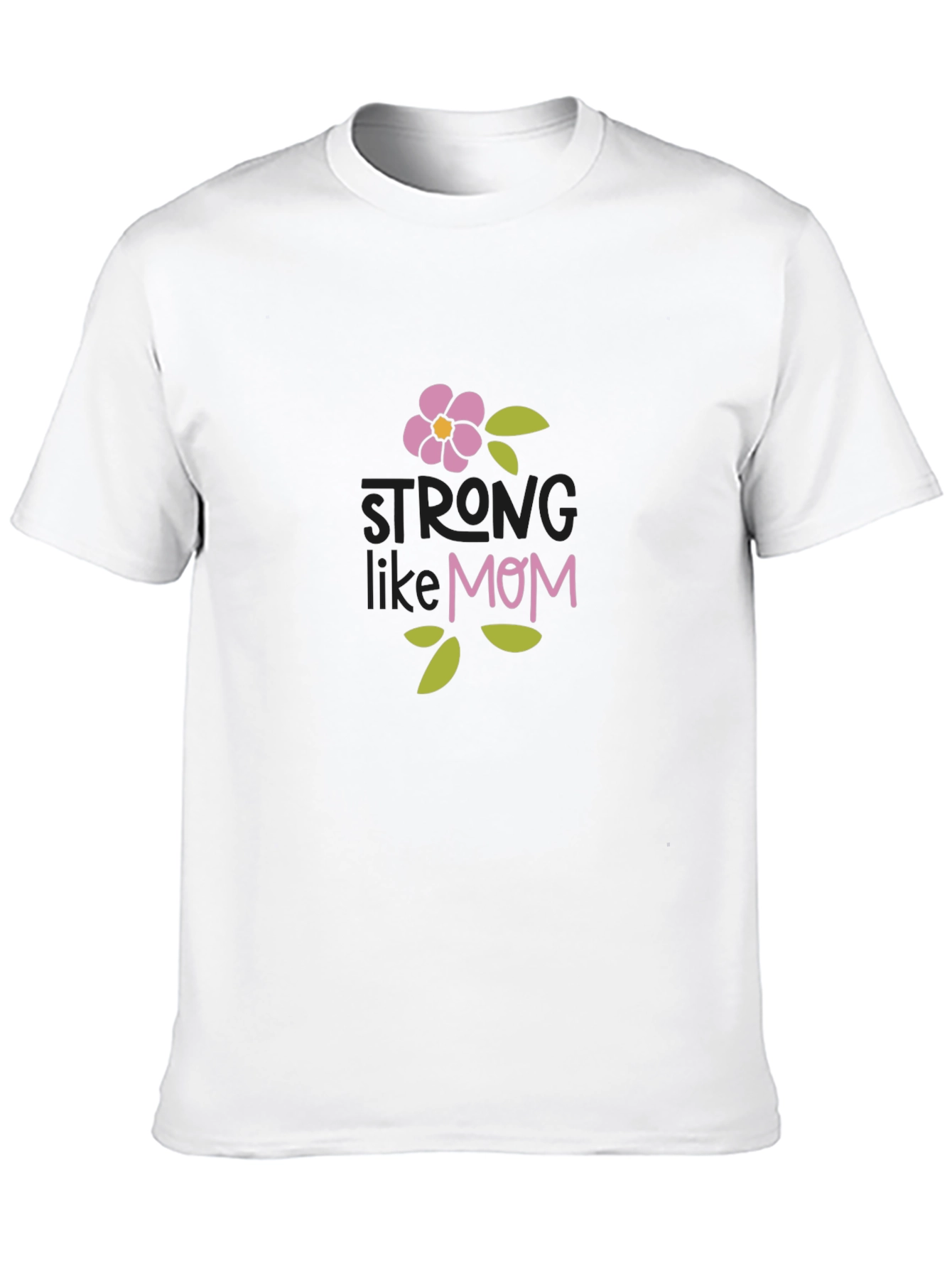 Strong Like Mom Graphic Tee - Black