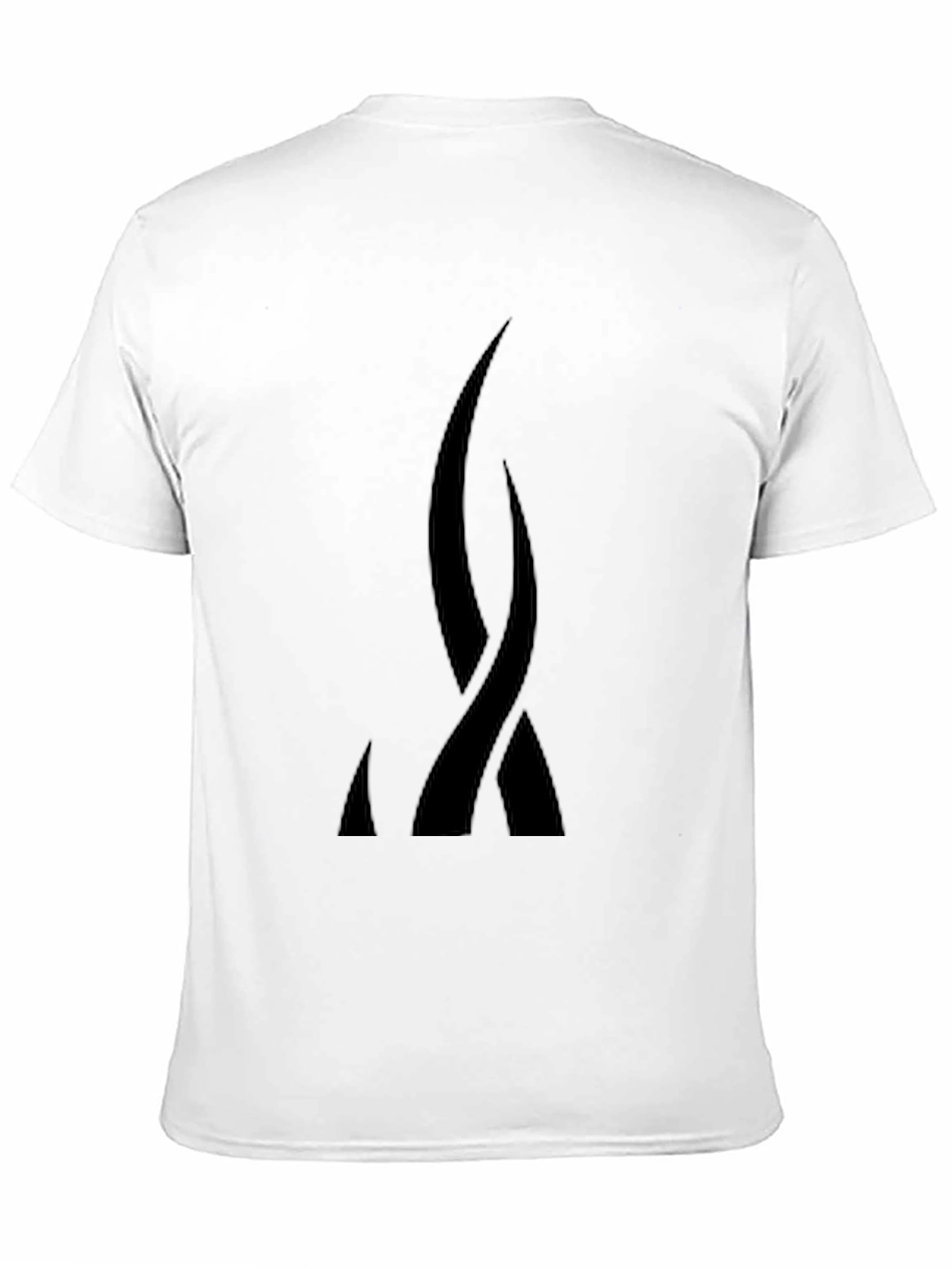Abstract Black Graphic Tee - Modern Style