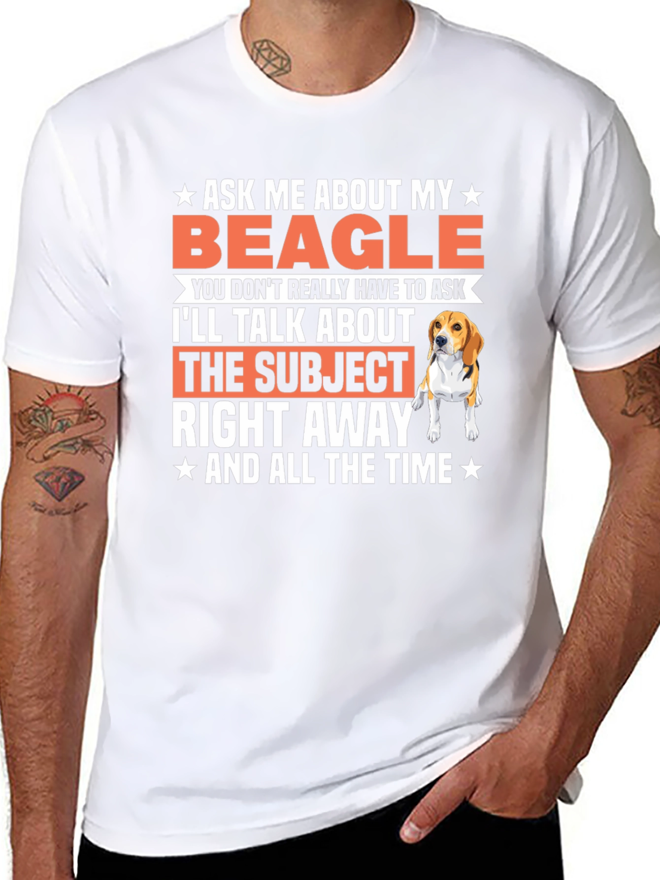 Ask Me About My Beagle T-Shirt