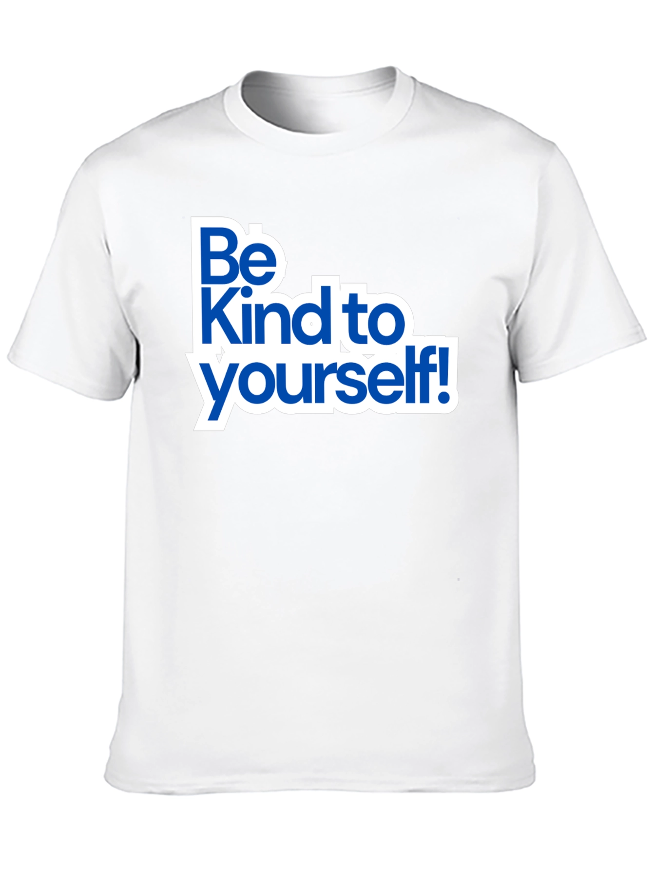 Be Kind To Yourself Black Graphic T-Shirt