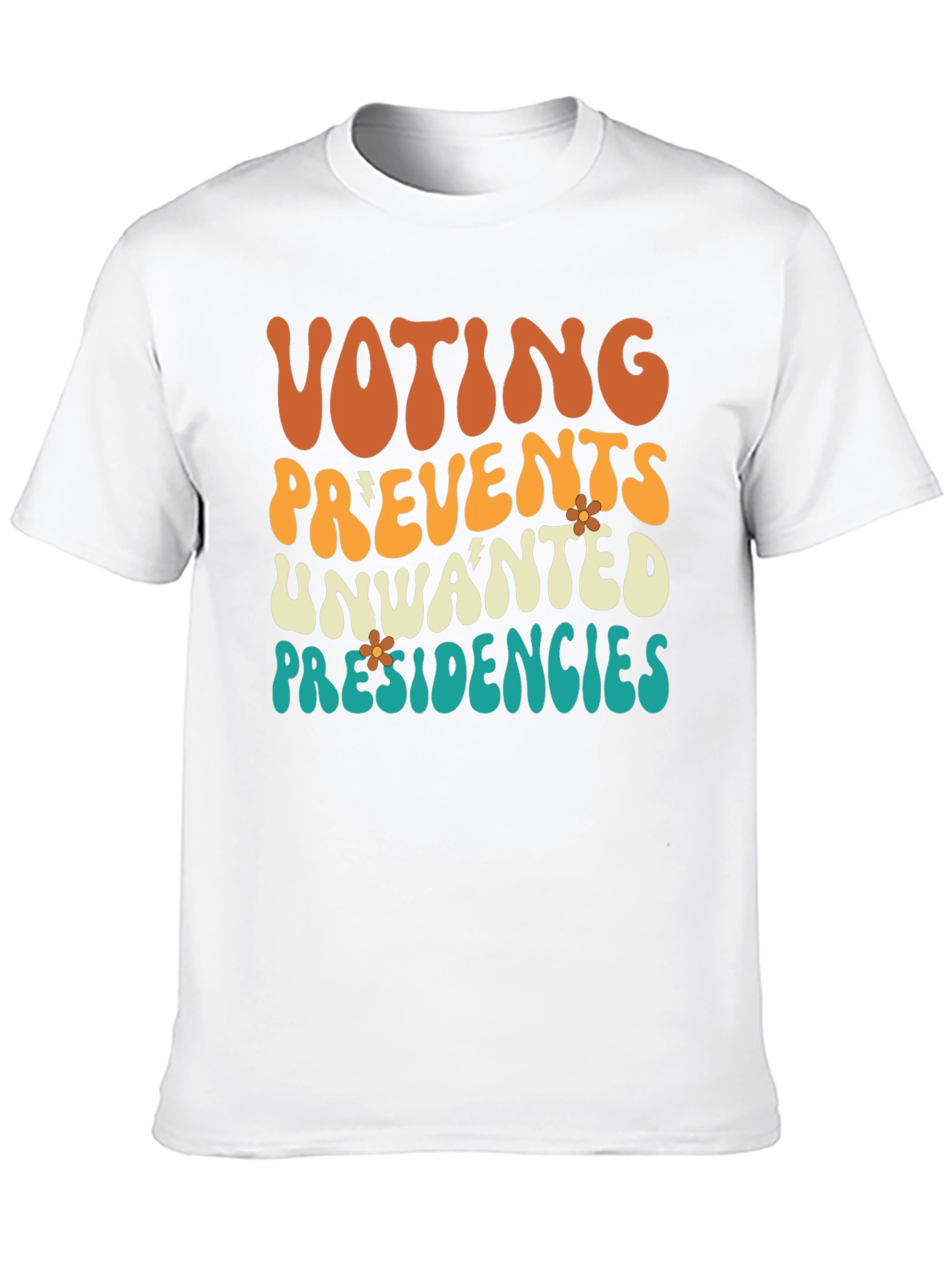 Voting Prevents Unwanted Presidencies Black Graphic Tee
