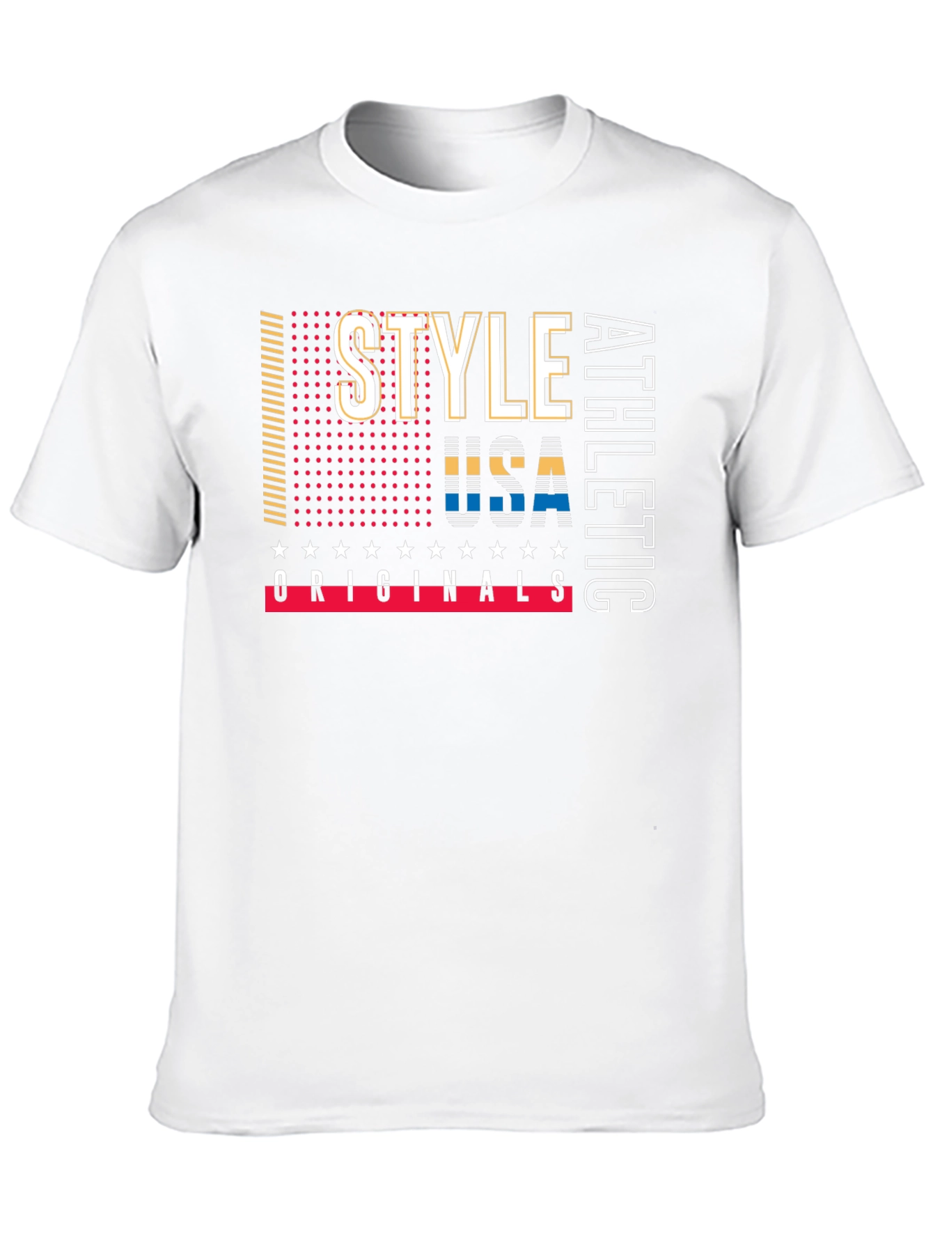 Stylish USA Athletic Originals Black T-Shirt