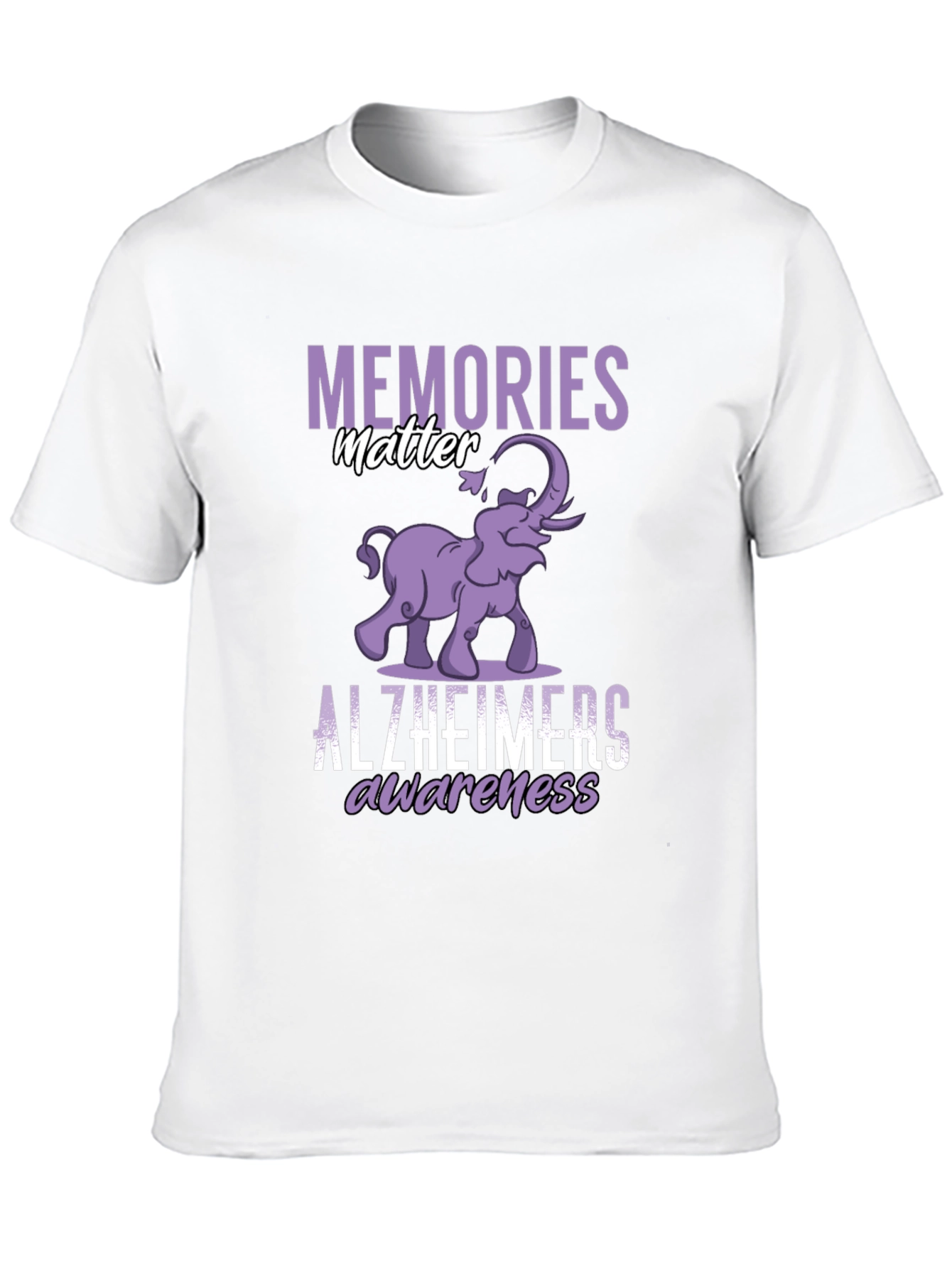 Alzheimers Awareness Graphic T-Shirt