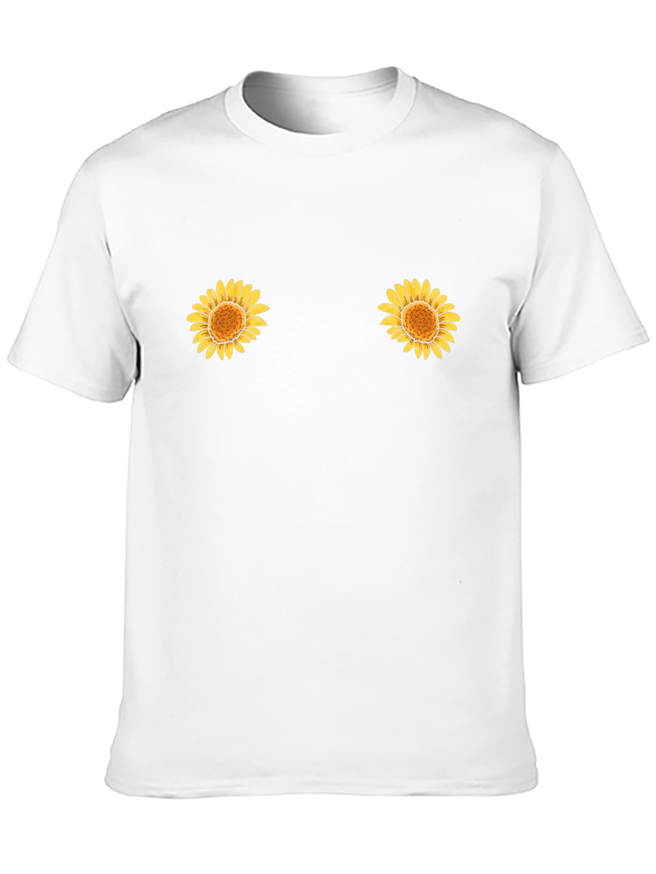 Sunflower Graphic Tee - Novelty Humor T-Shirt