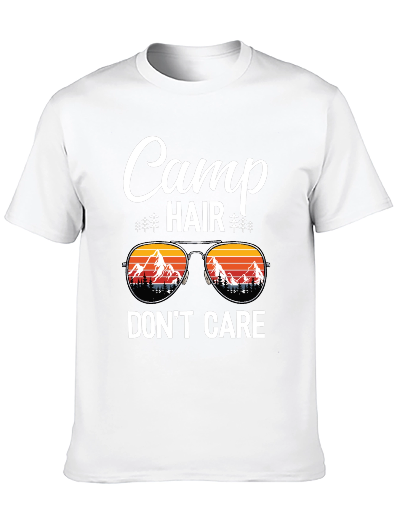 Camp Hair Dont Care Graphic T-Shirt