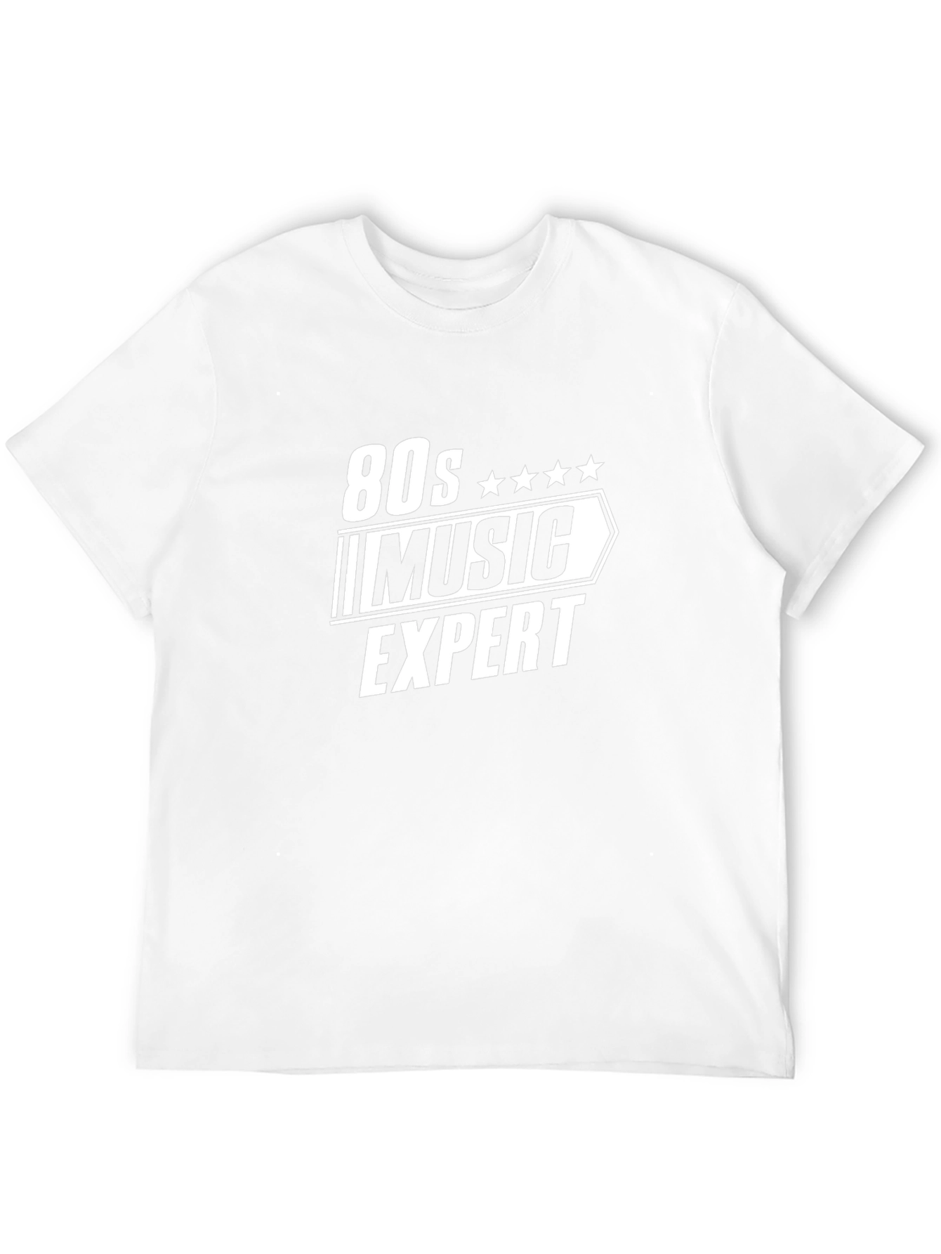80s Music Expert Black T-Shirt