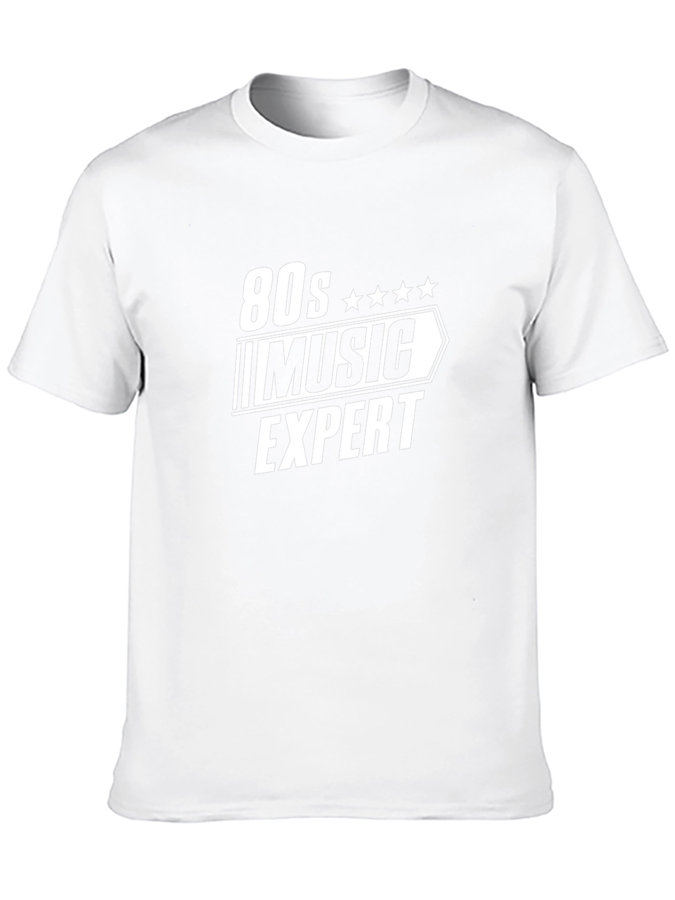 80s Music Expert Black T-Shirt