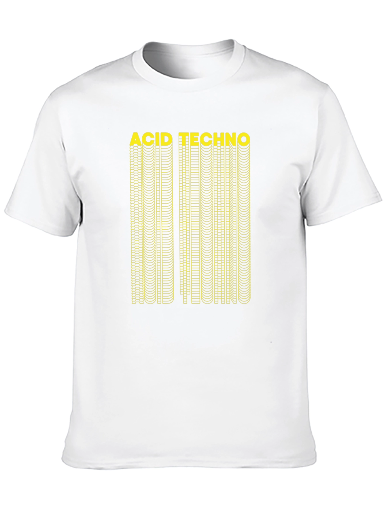 Acid Techno Graphic T-Shirt - Black