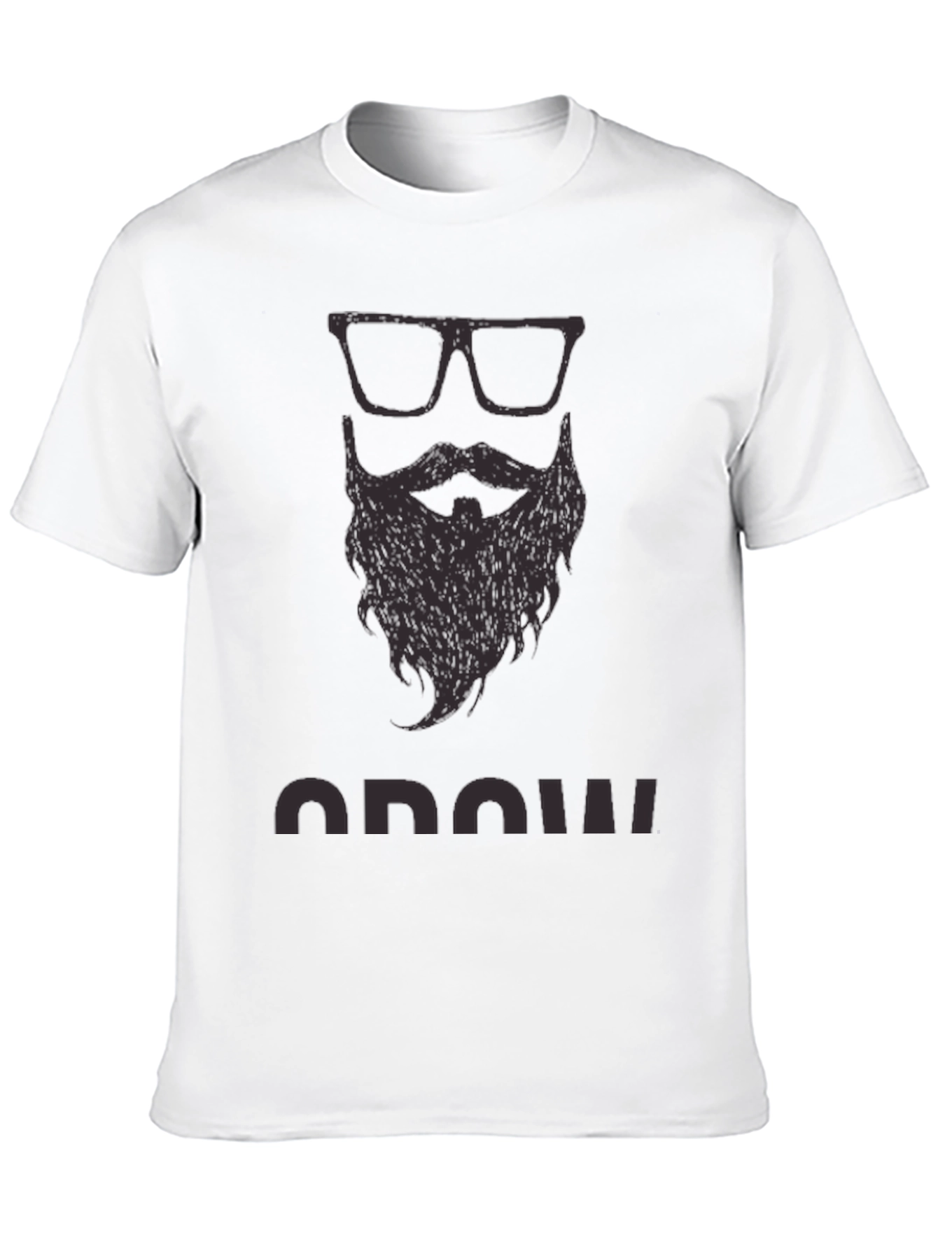 Bearded Glasses Graphic Tee - Grow Your Own Style!