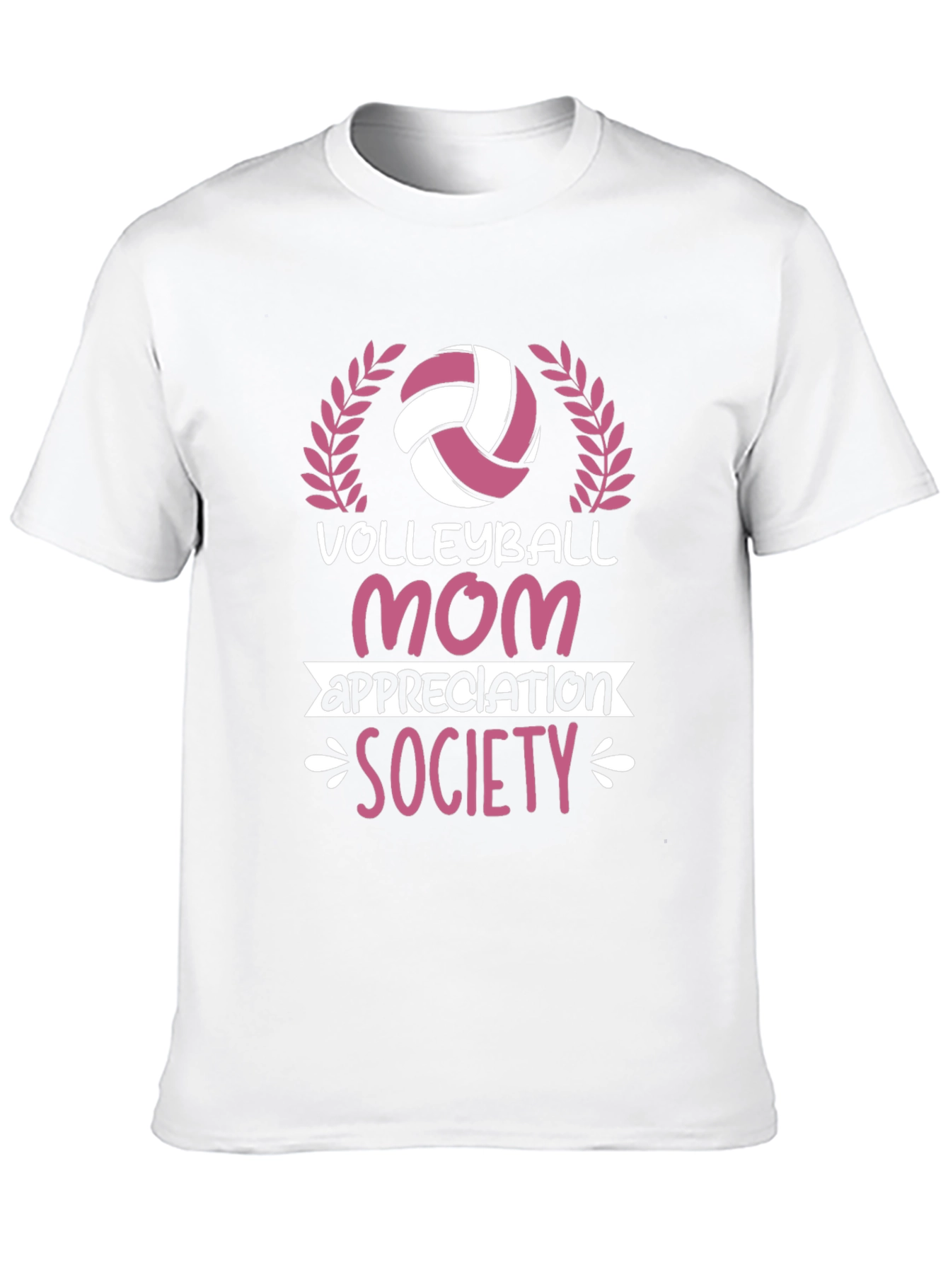 Volleyball Mom Appreciation Society Black T-Shirt