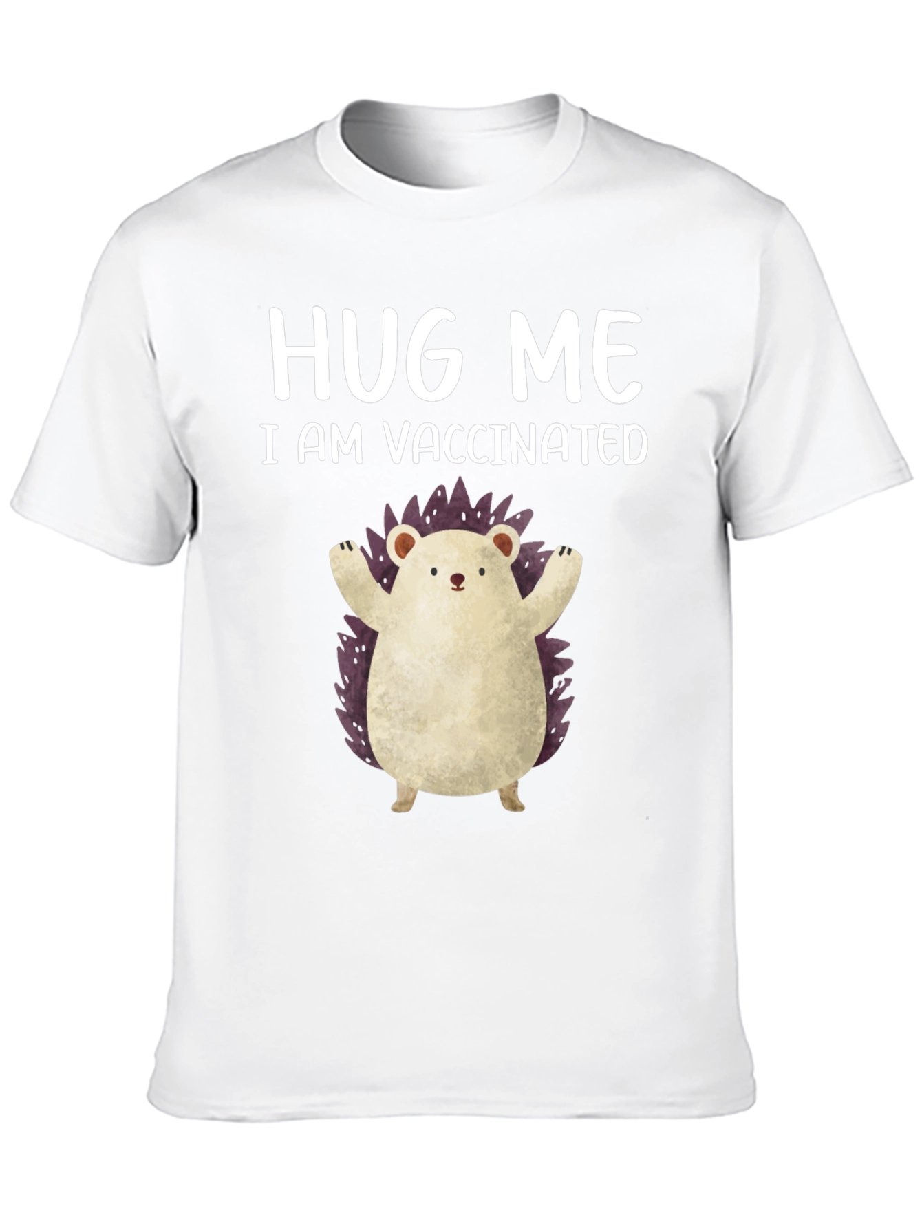 Vaccinated Hedgehog Graphic Tee