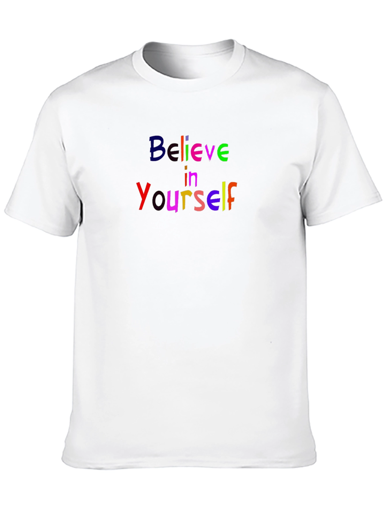 Believe In Yourself Black Tee
