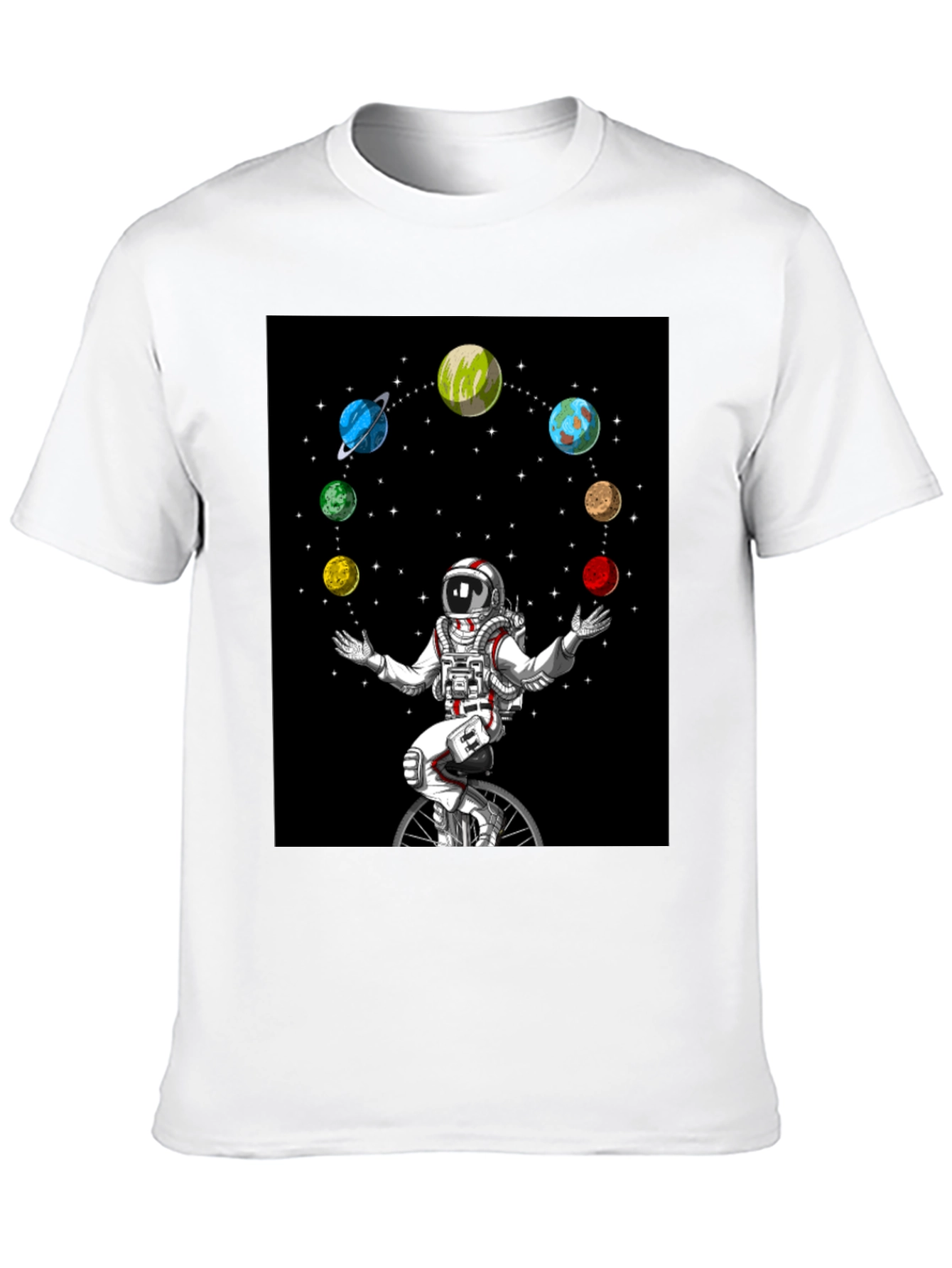 Astronaut Juggling Planets T-Shirt