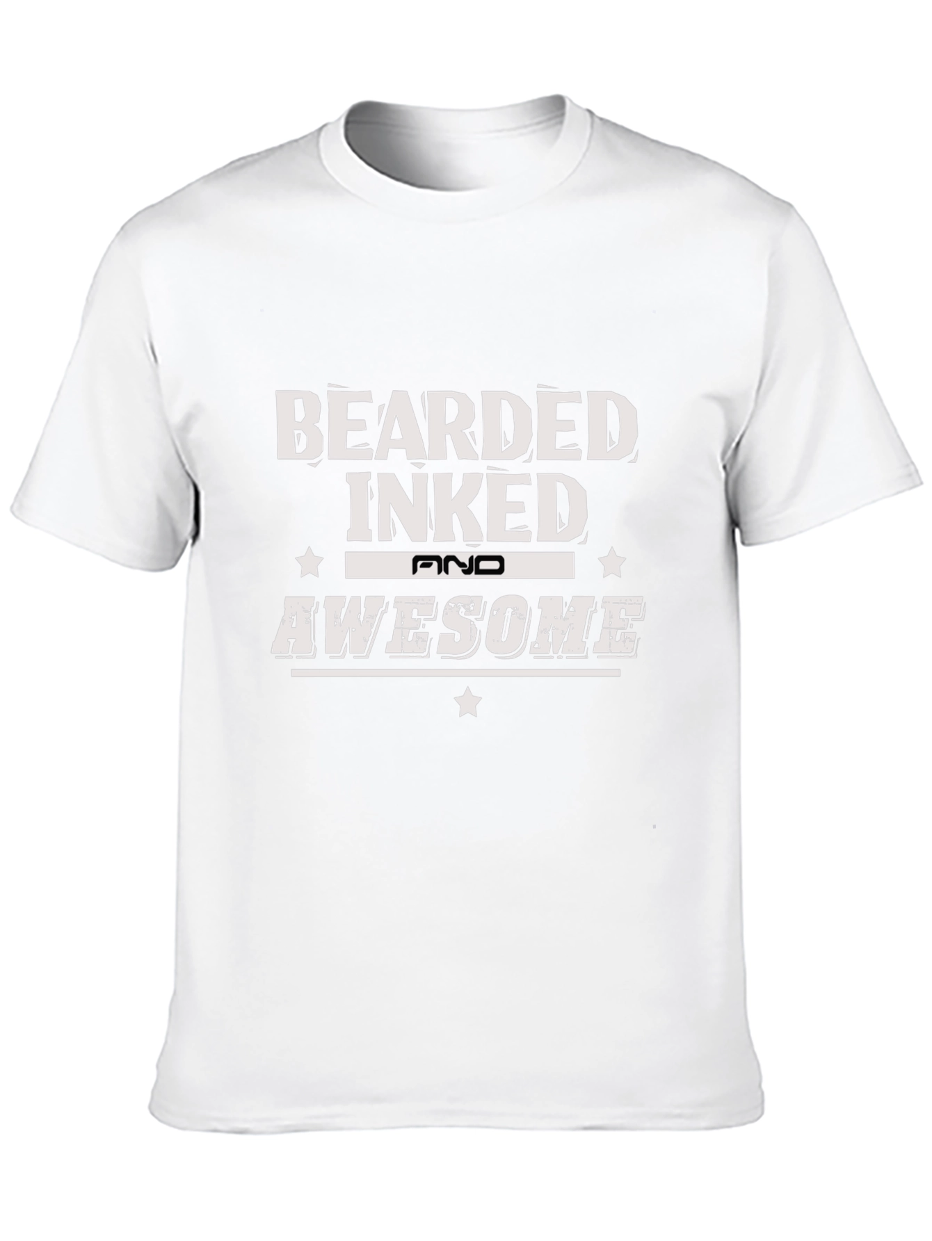 Bearded Inked Awesome Graphic T-Shirt