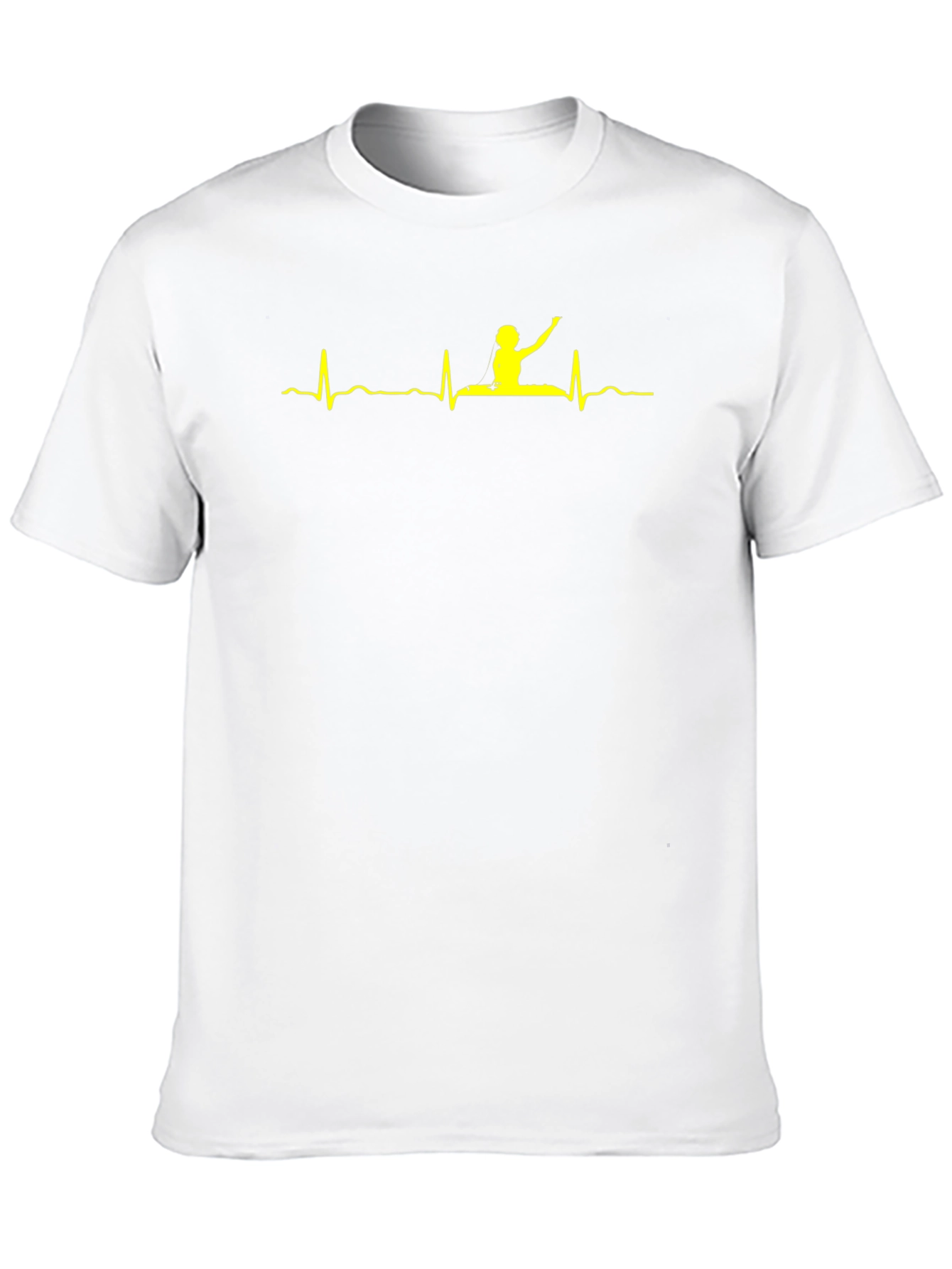Yoga Heartbeat Tee - Black Cotton