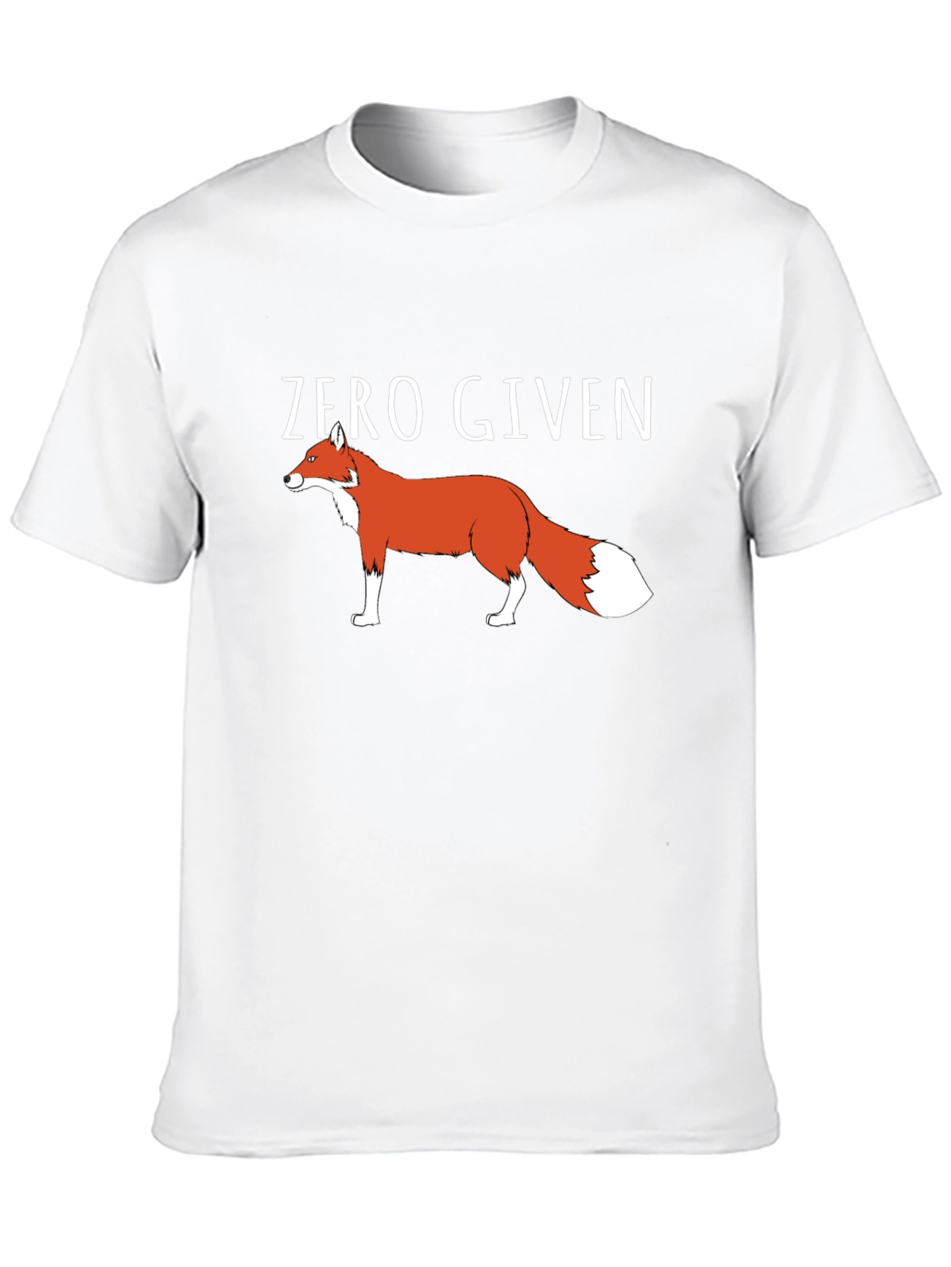 Zero Given Fox Graphic Tee - Mens Black T-Shirt
