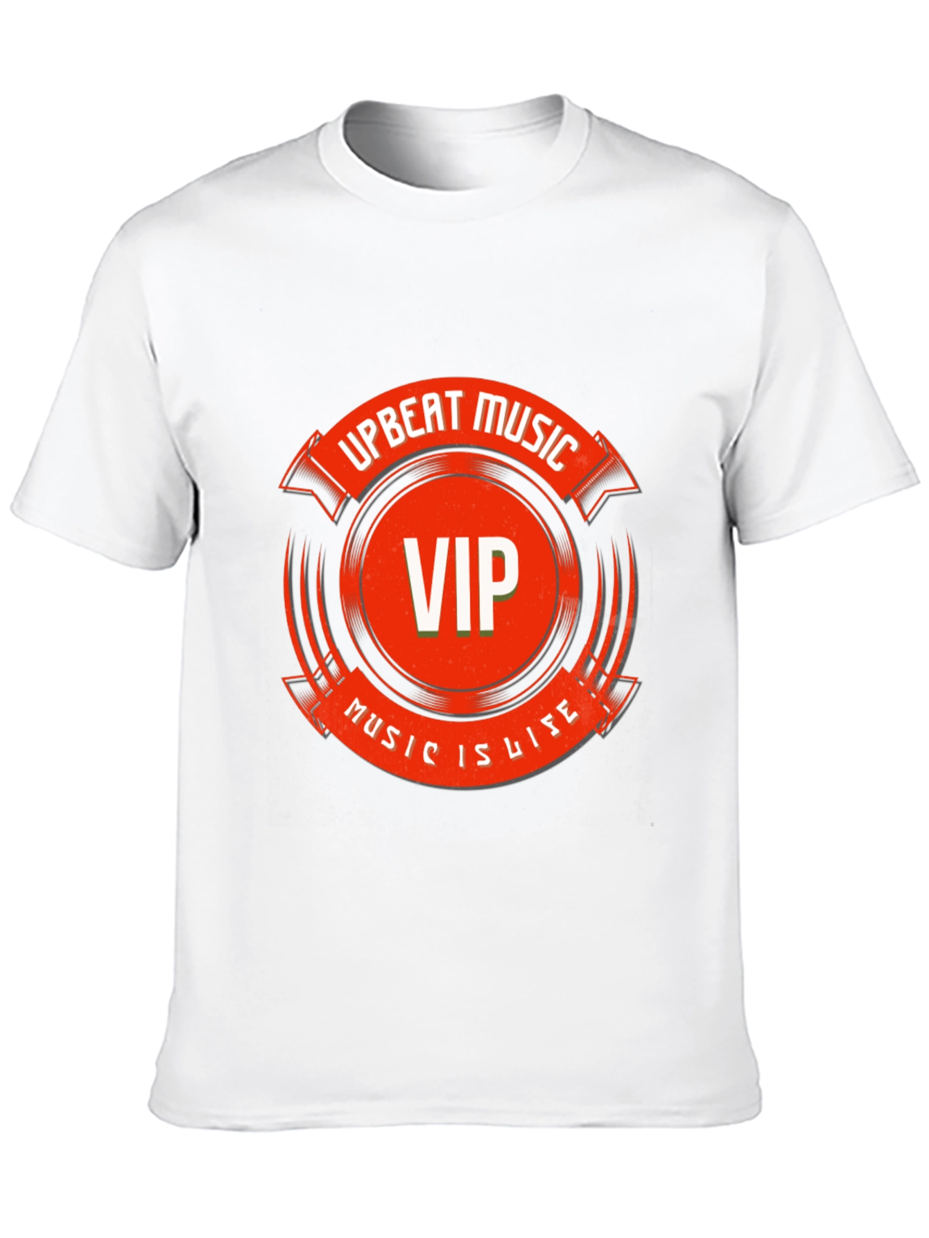 Upbeat Music VIP Black Graphic Tee