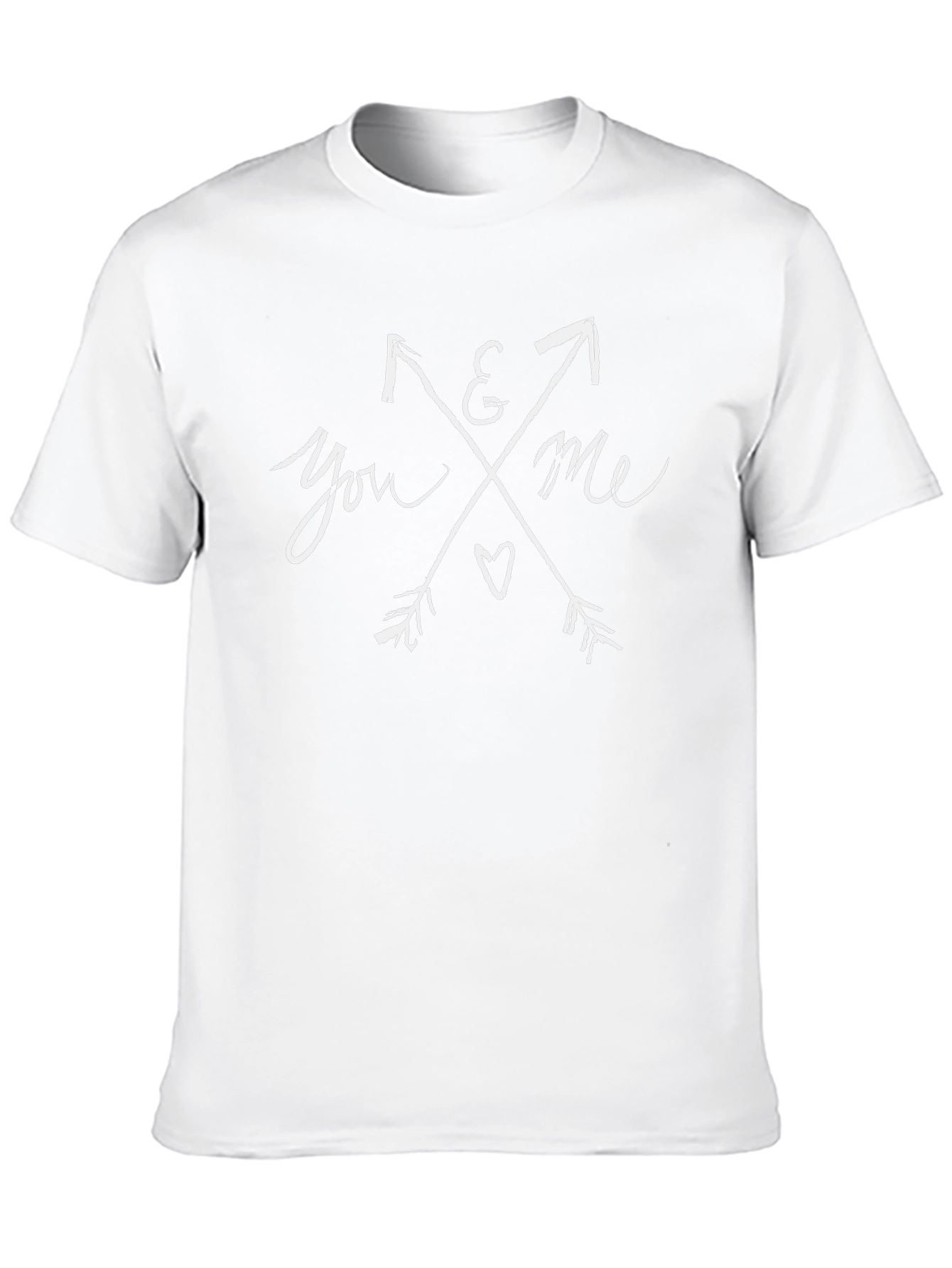 You & Me Arrow T-Shirt - Stylish Graphic Tee