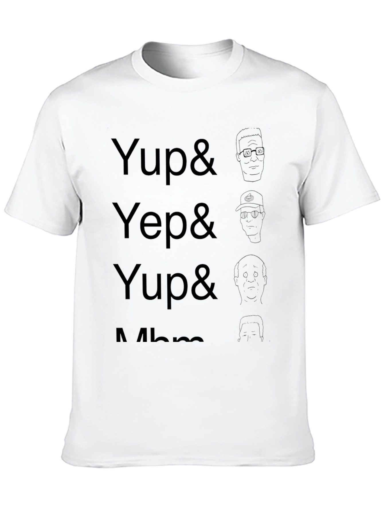 Yup Yep Yup Ahm Mens Graphic T-Shirt