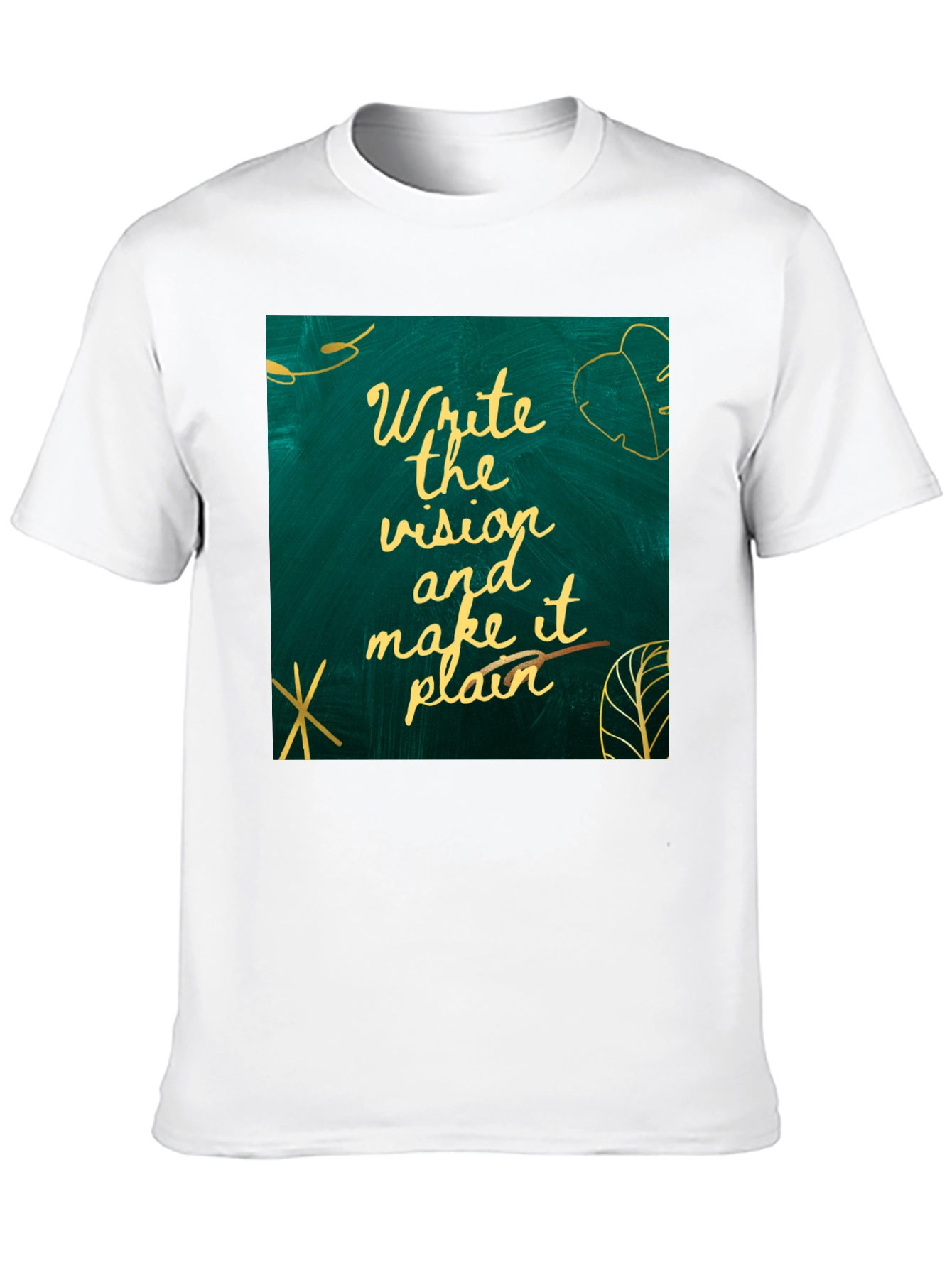 Visionary Tee: Write the Vision Make it Plain T-Shirt