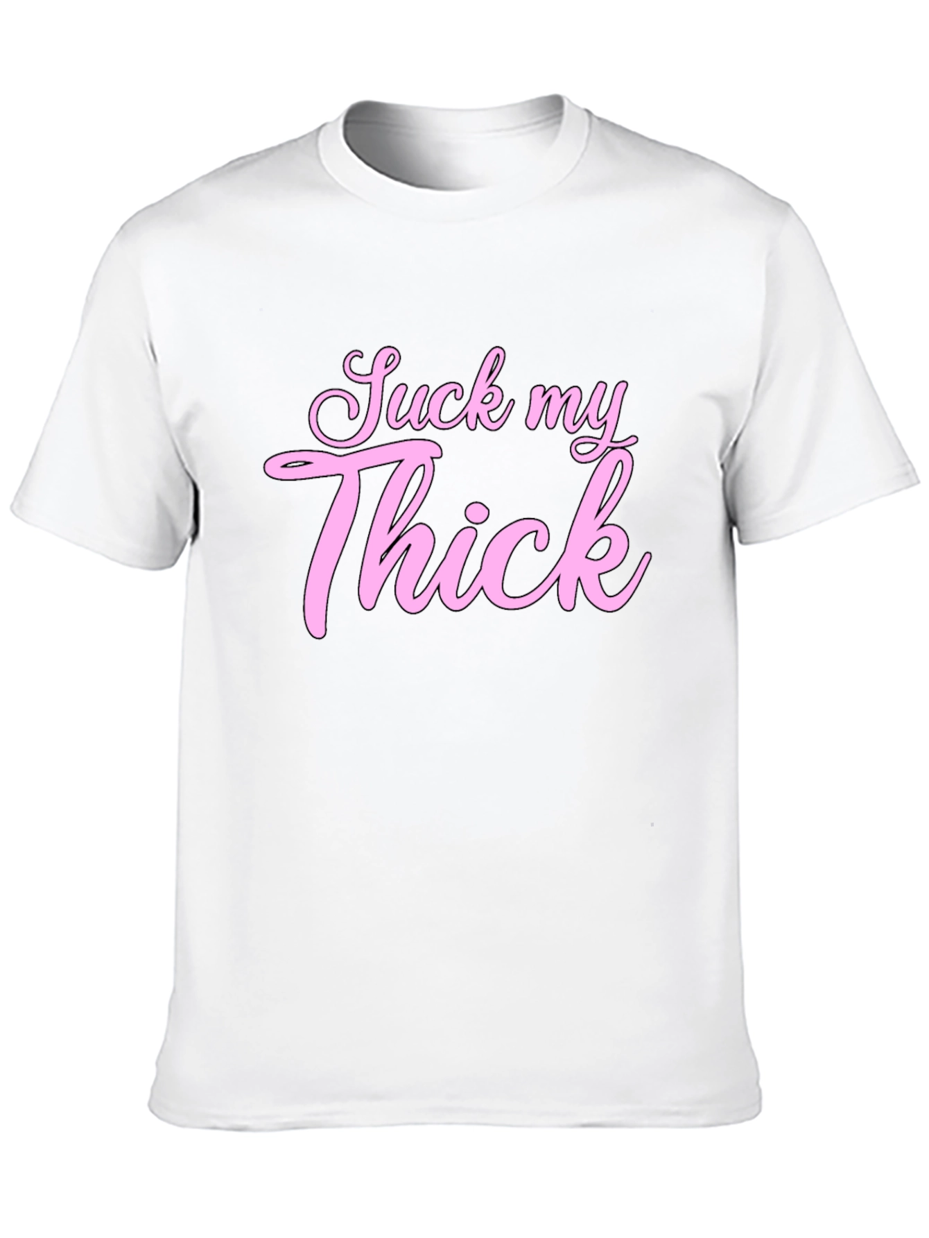 Suck My Thick Graphic Tee - Black