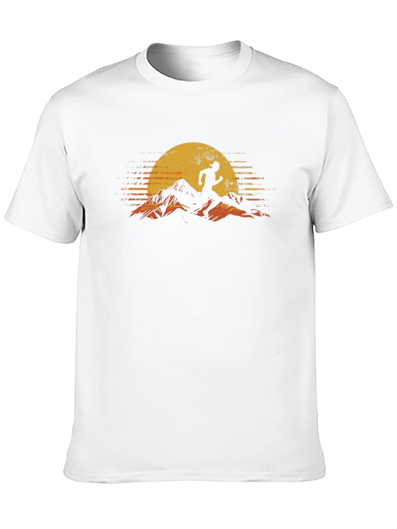Sunrise Runner Graphic Tee - Mens Black T-Shirt