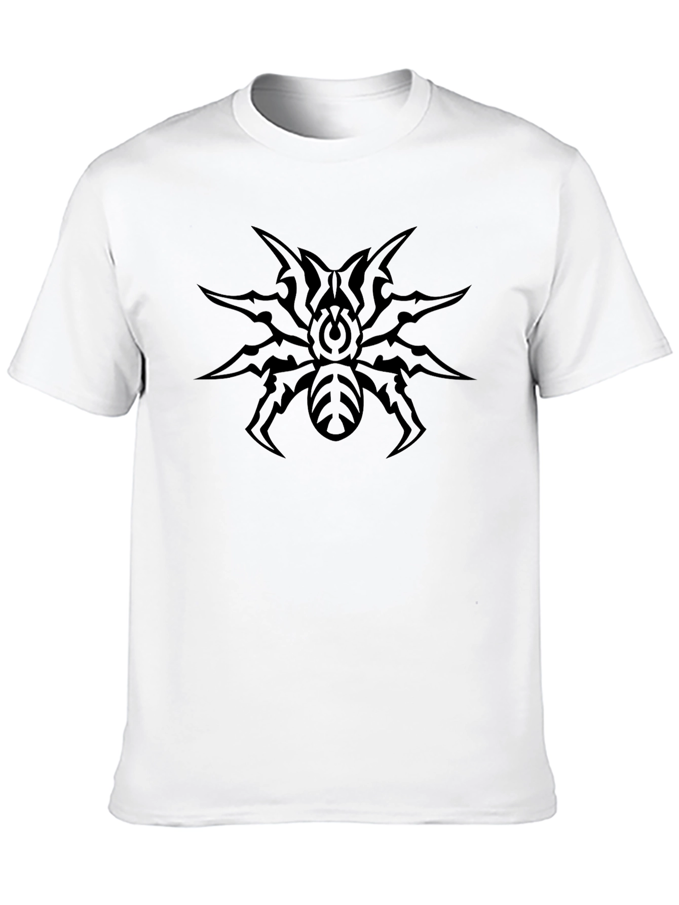 Tribal Spider Graphic Black Tee