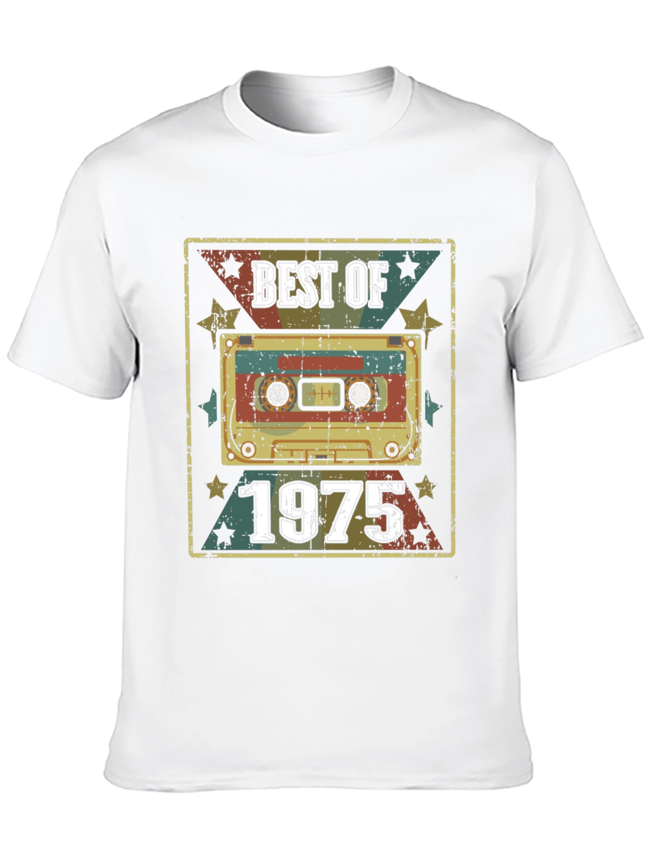 Best of 1975 Cassette Tape Graphic T-Shirt