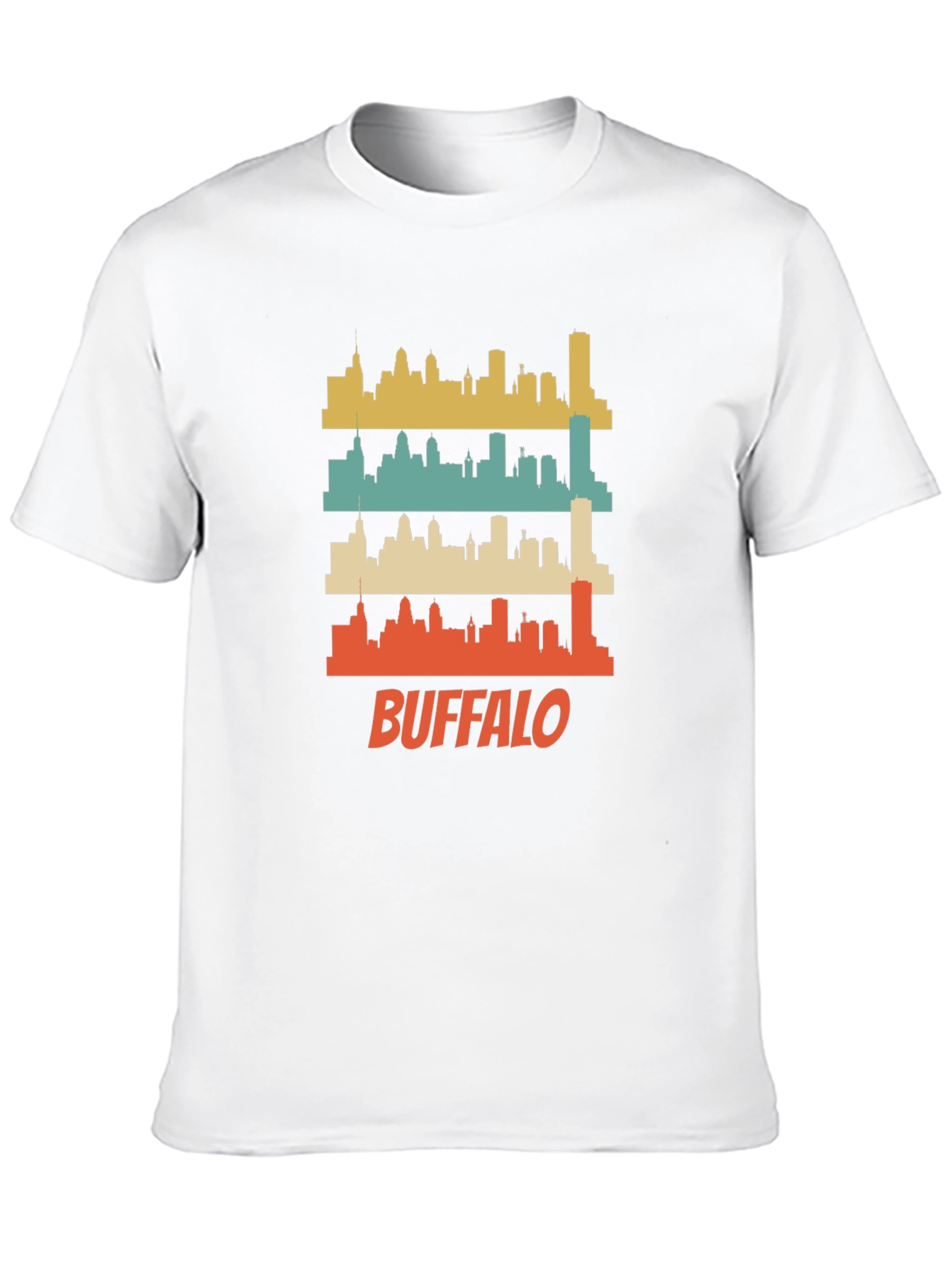 Buffalo Skyline Retro Graphic Tee - Unisex