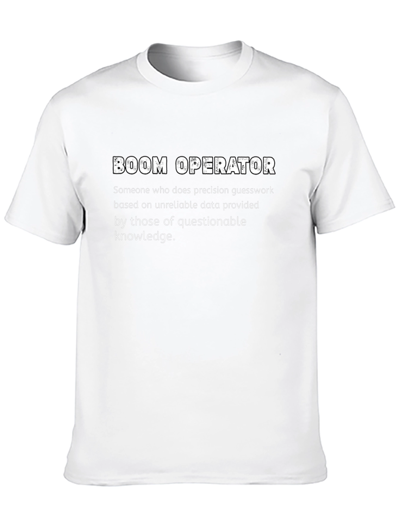 Boom Operator Graphic T-Shirt