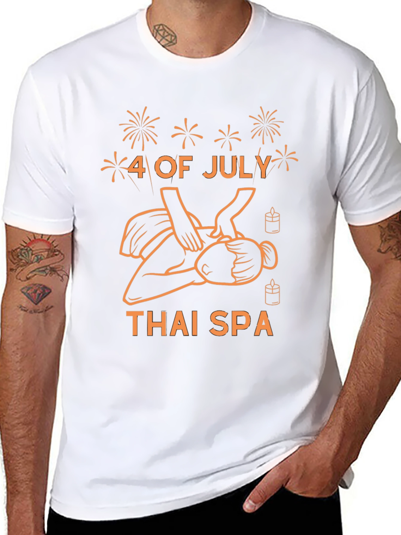 4th of July Thai Spa T-Shirt