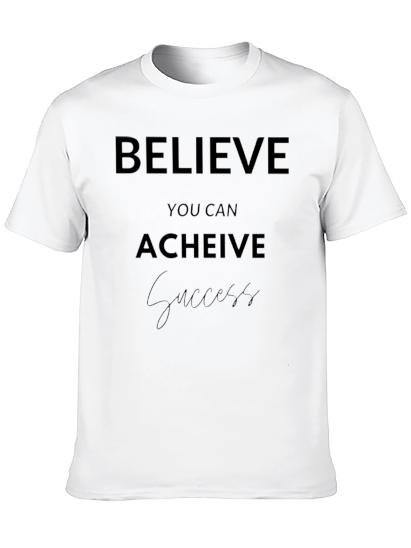 Believe You Can Achieve Black T-Shirt
