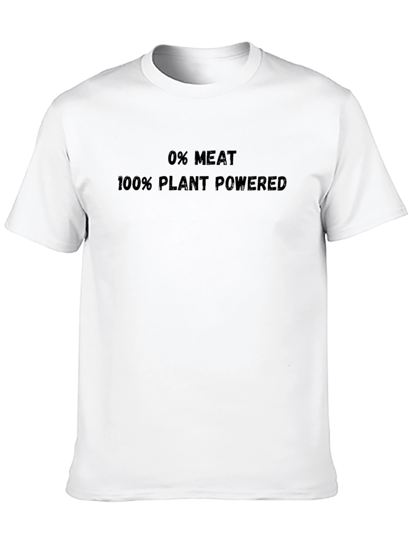 Vegan Plant Powered T-Shirt - Zero Meat Lifestyle Tee