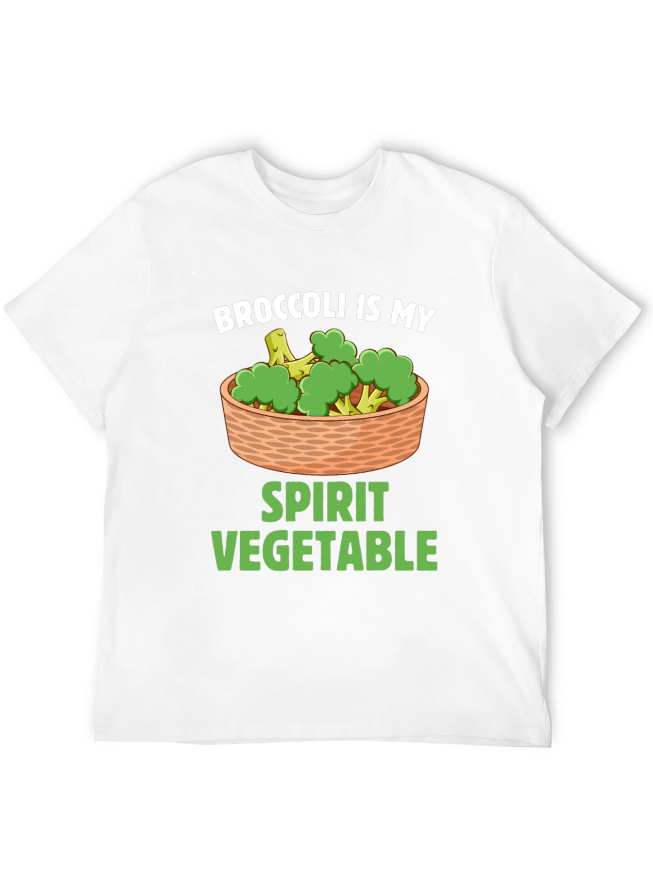 Broccoli Is My Spirit Vegetable Graphic T-Shirt