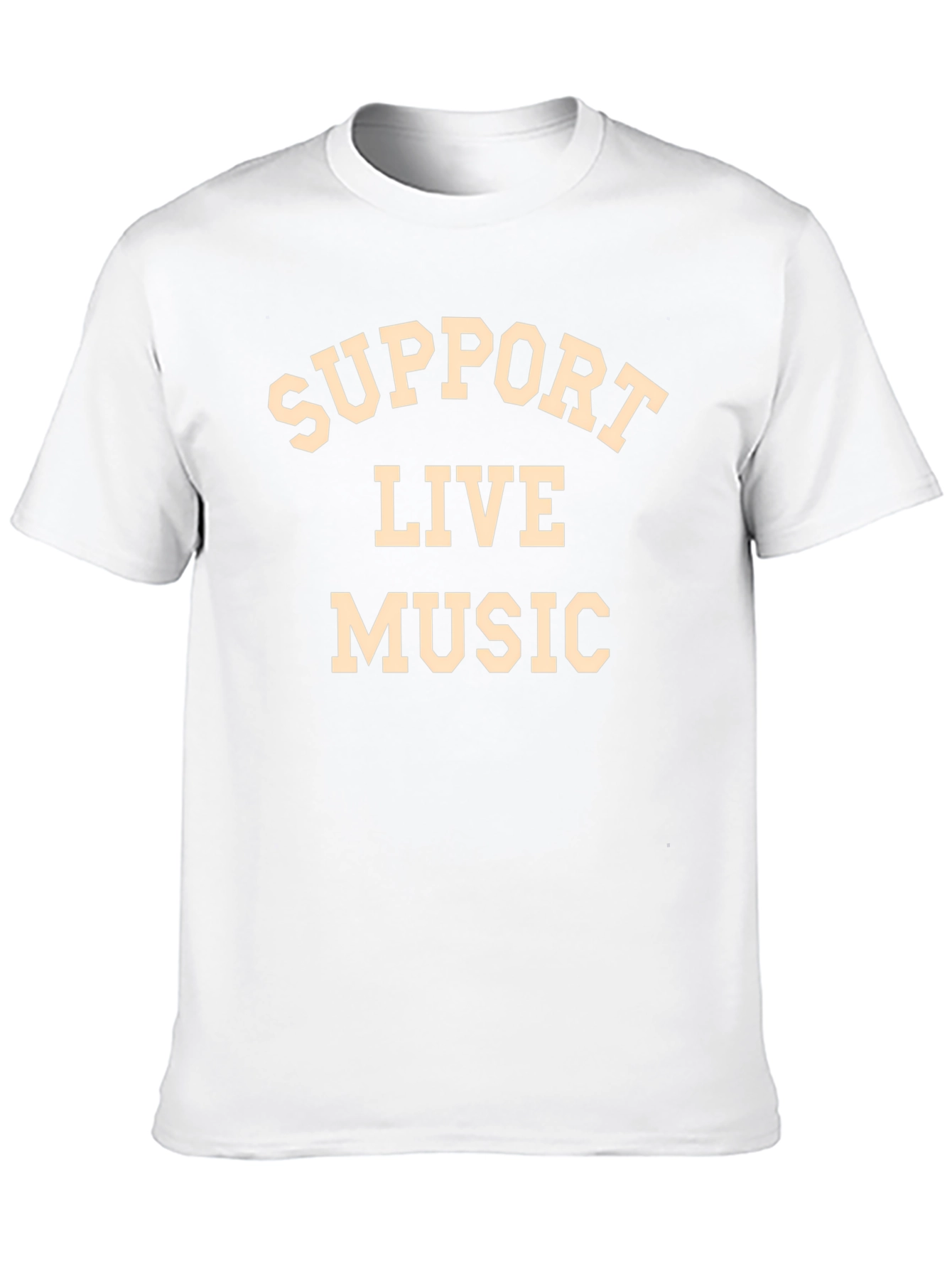 Support Live Music Black T-Shirt
