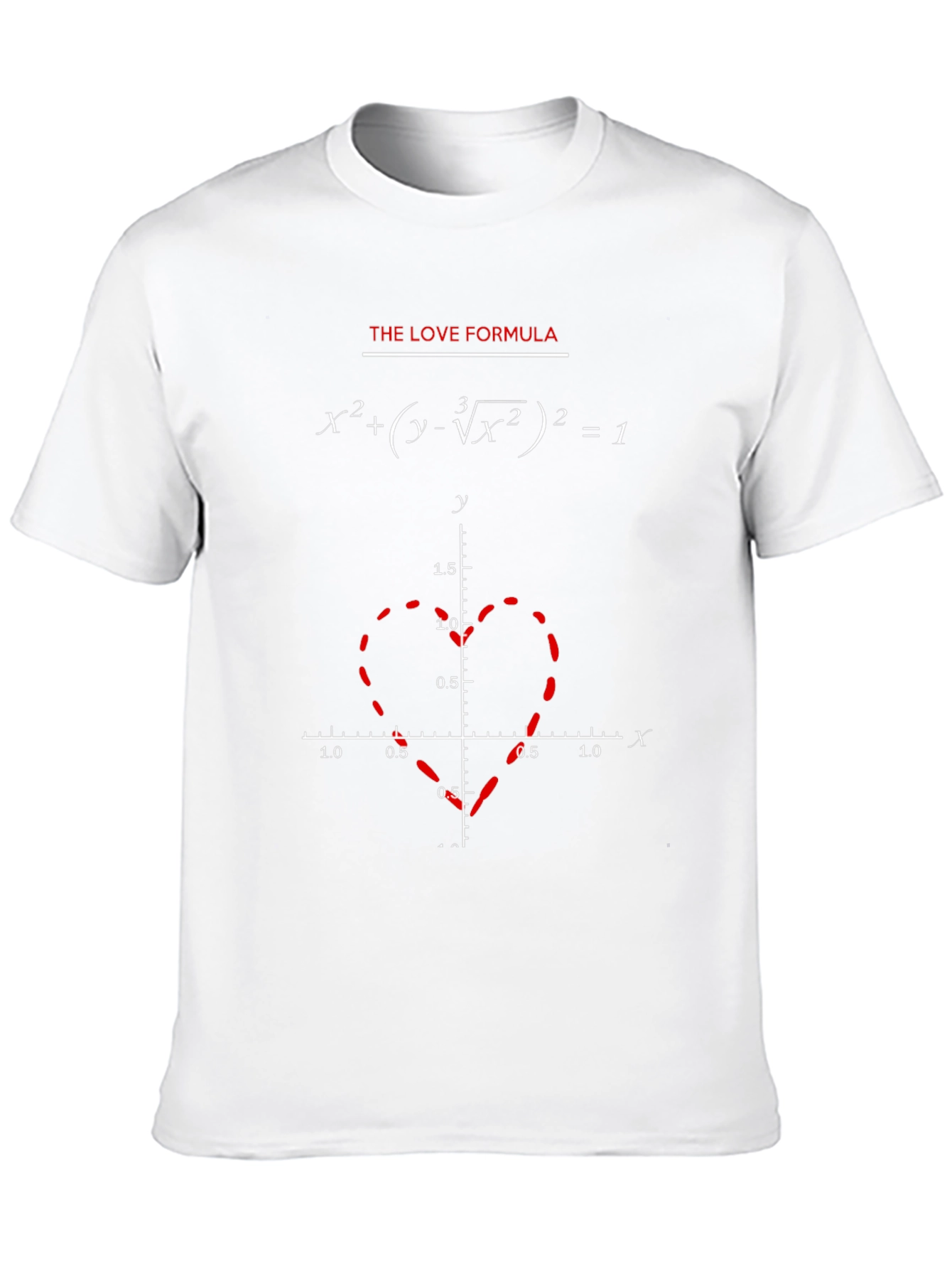 The Love Formula T-Shirt - Math Heart
