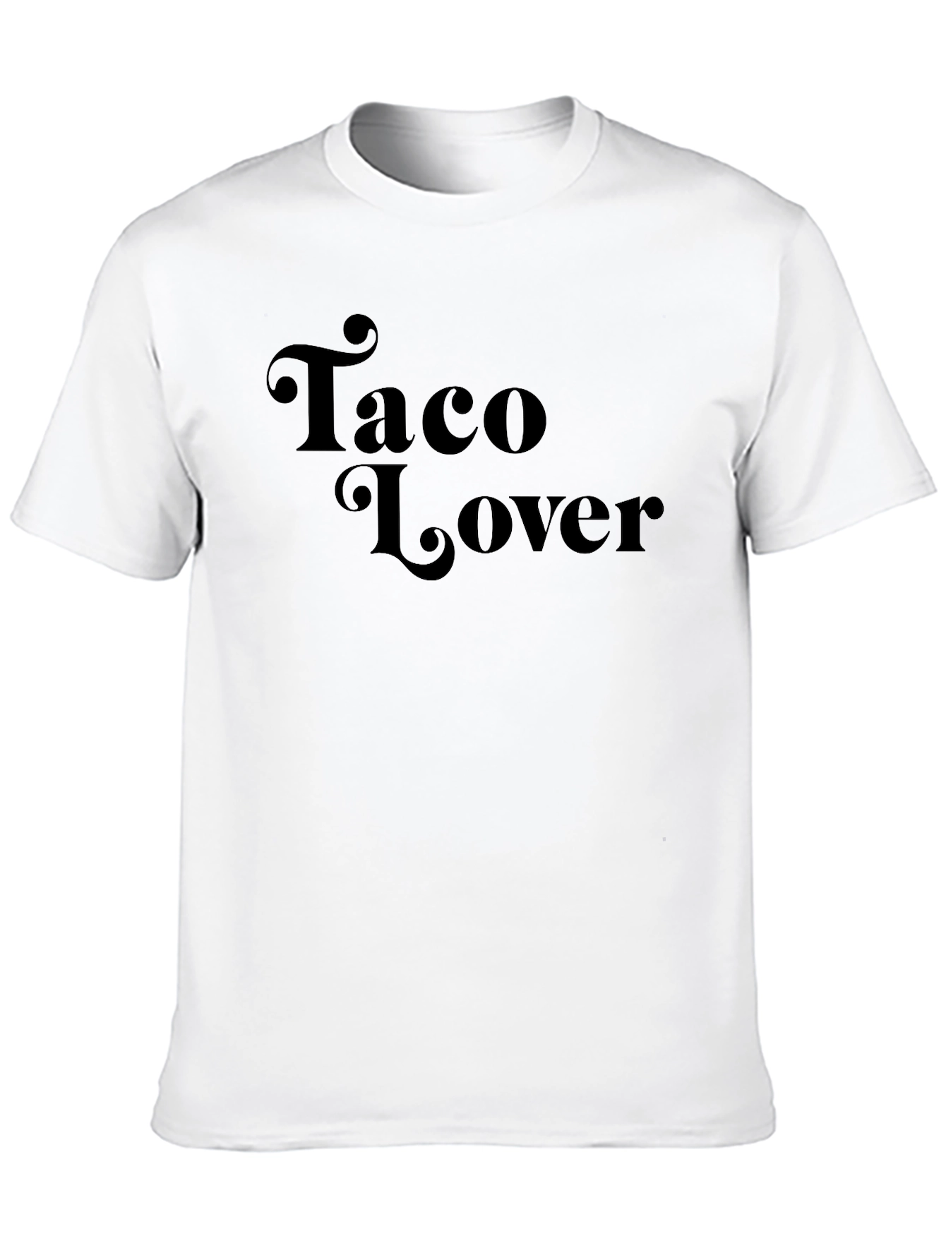 Taco Lover Graphic Tee - Black Casual T-Shirt