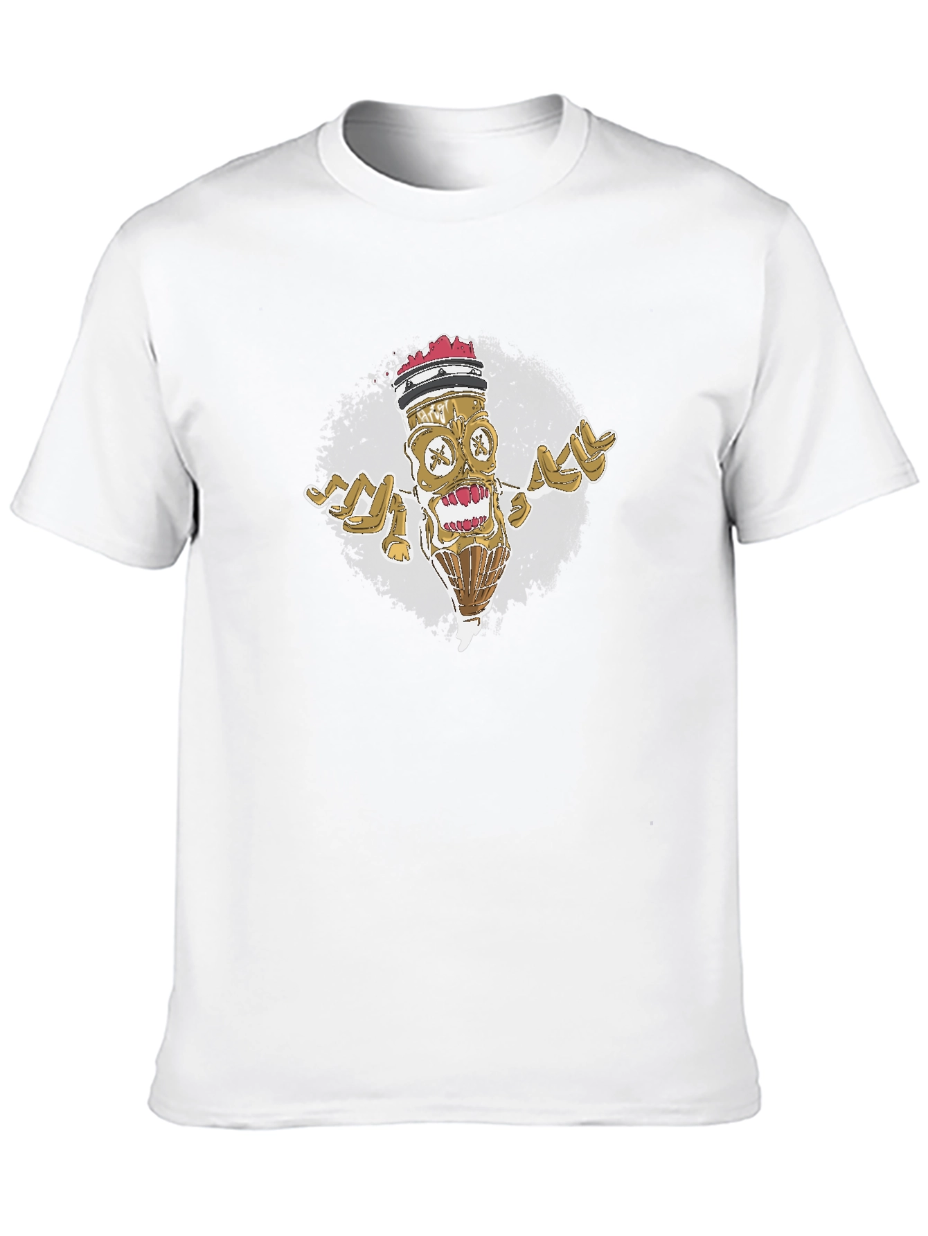 Zombie Pencil Graphic Tee - Cool Artistic Design