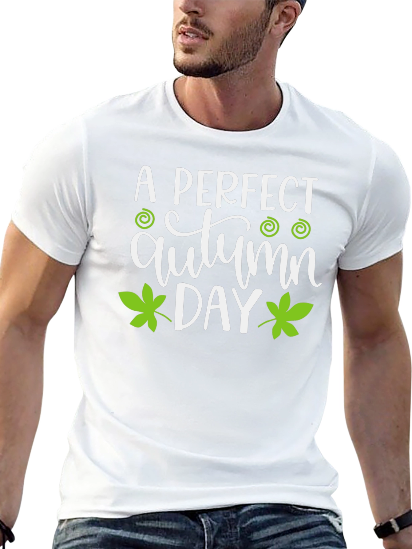 A Perfect Autumn Day Black T-Shirt