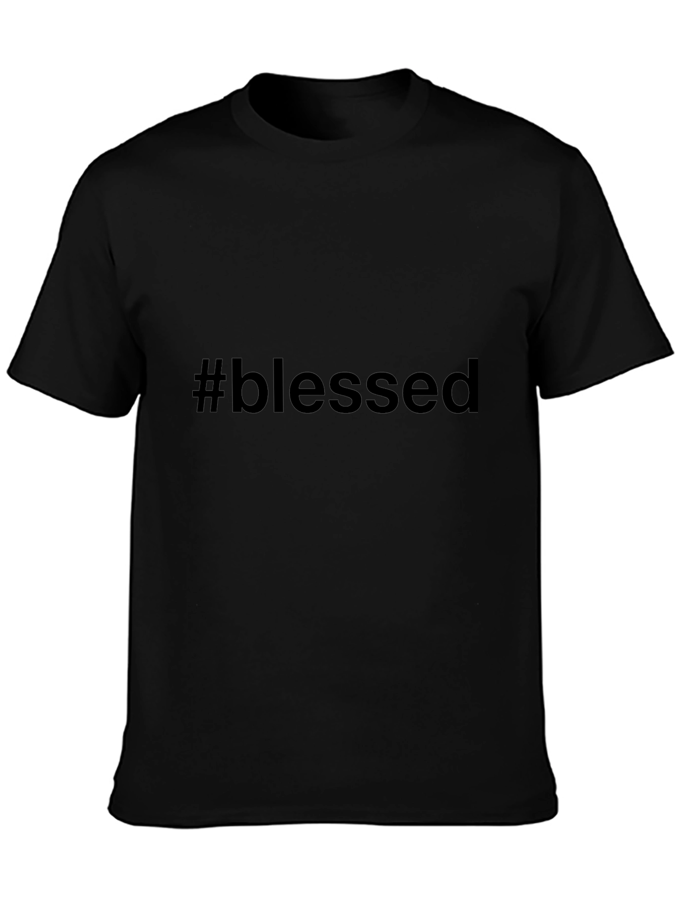 #blessed Black T-Shirt - Stylish & Comfortable
