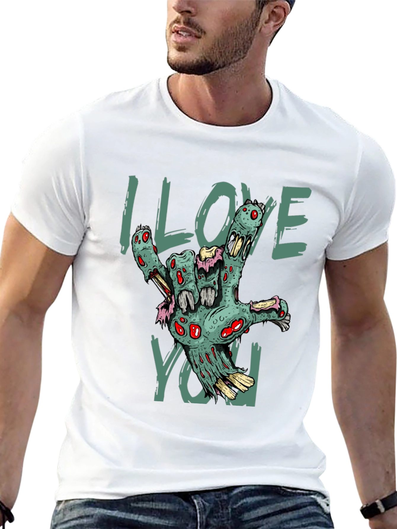 Zombie Hand I Love You T-Shirt