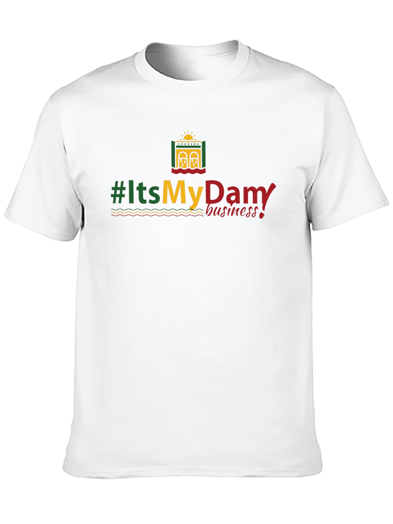 #ItsMyDam T-Shirt - Black Cotton Tee