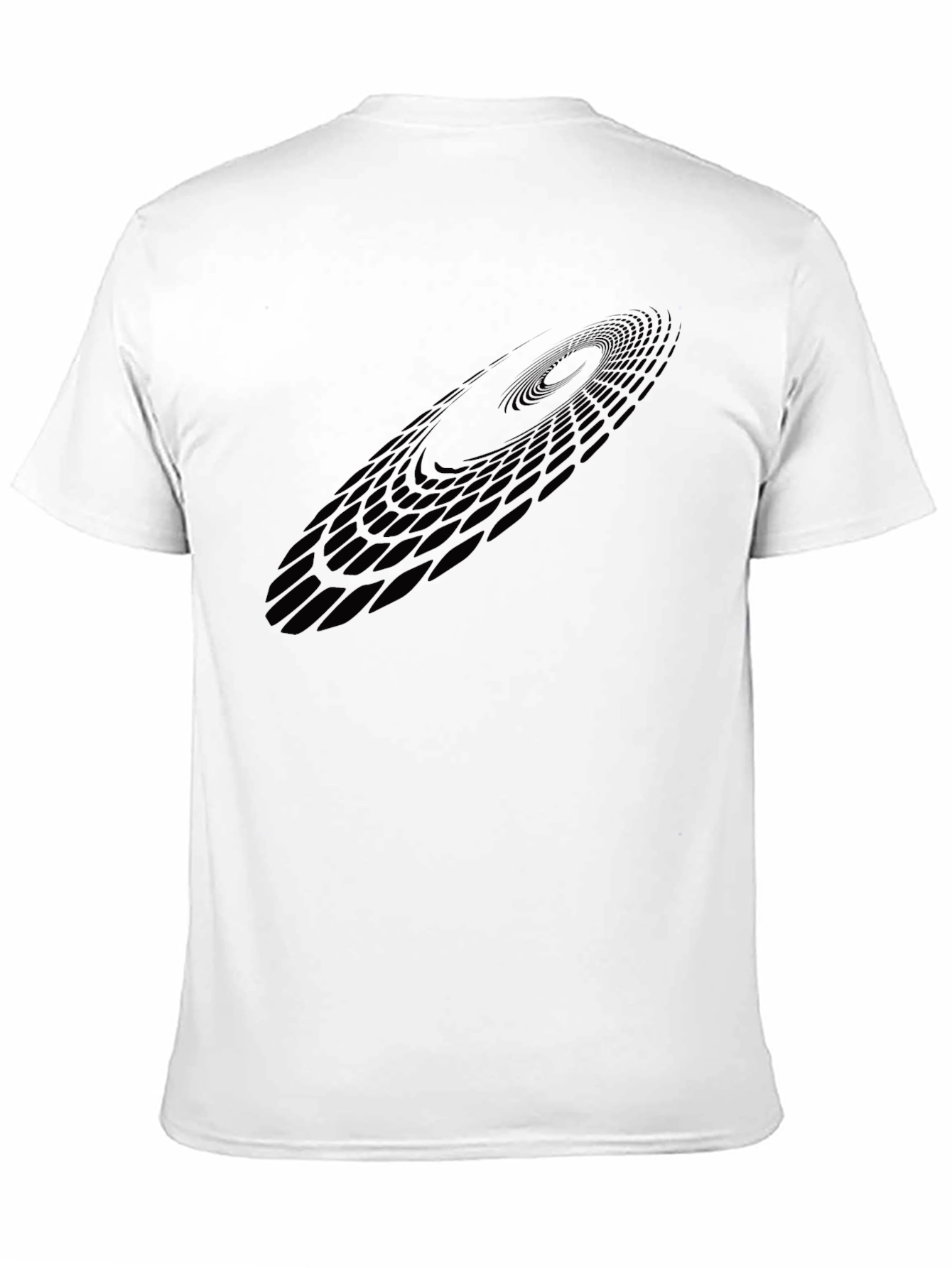 Abstract Black Hole Graphic T-Shirt
