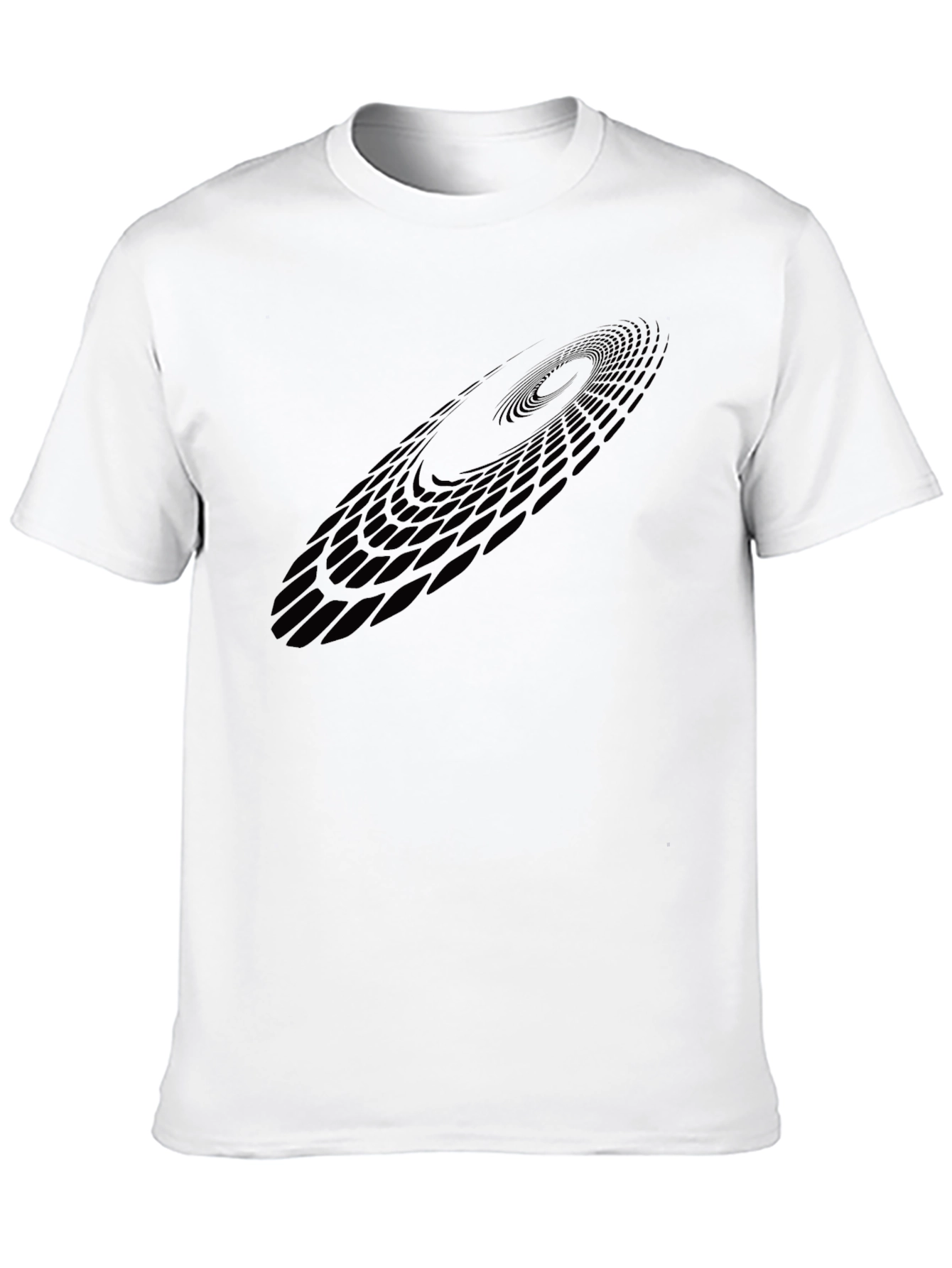 Abstract Black Hole Graphic T-Shirt