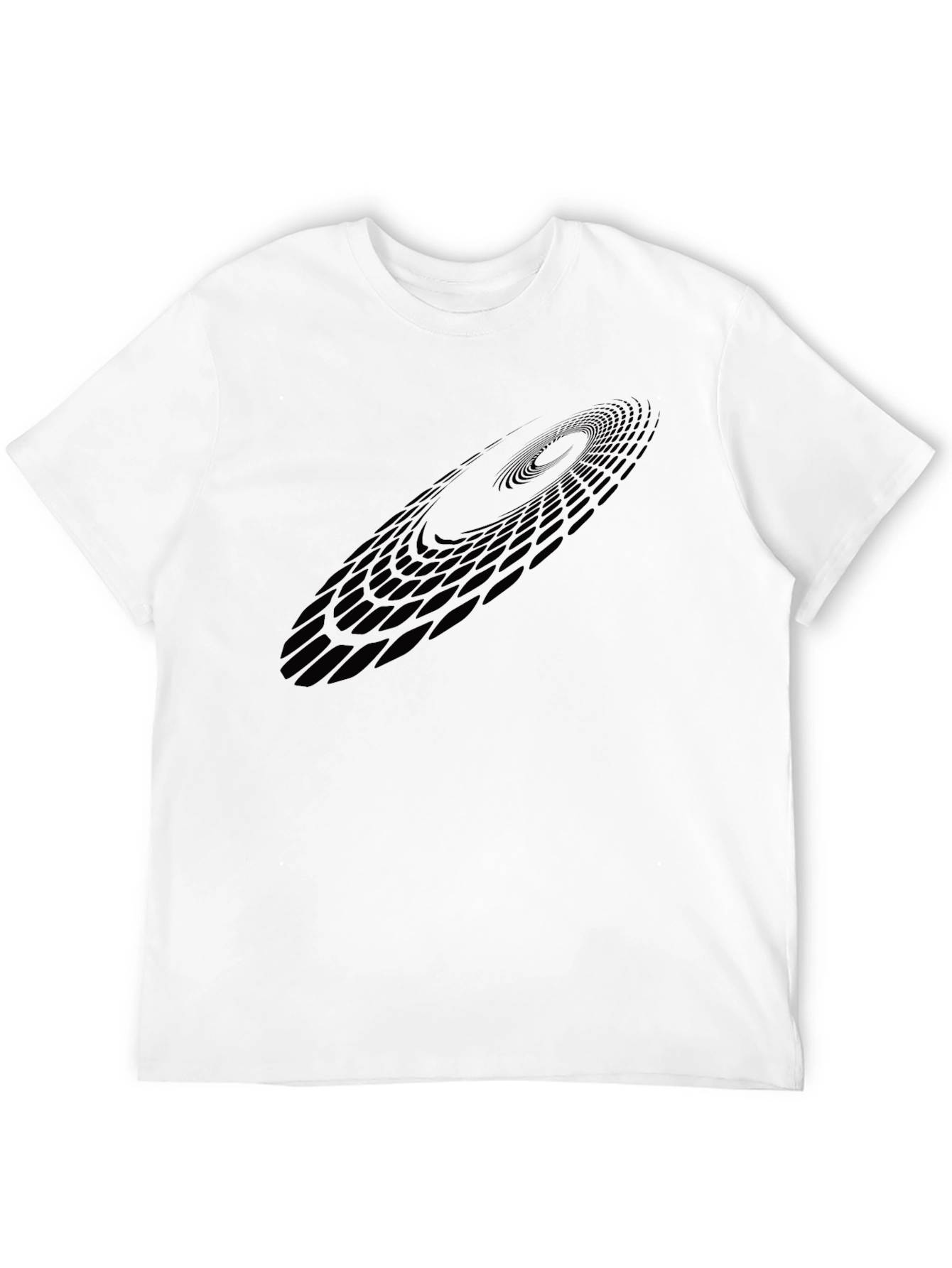 Abstract Black Hole Graphic T-Shirt