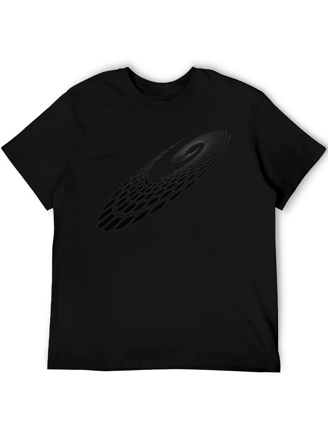 Abstract Black Hole Graphic T-Shirt