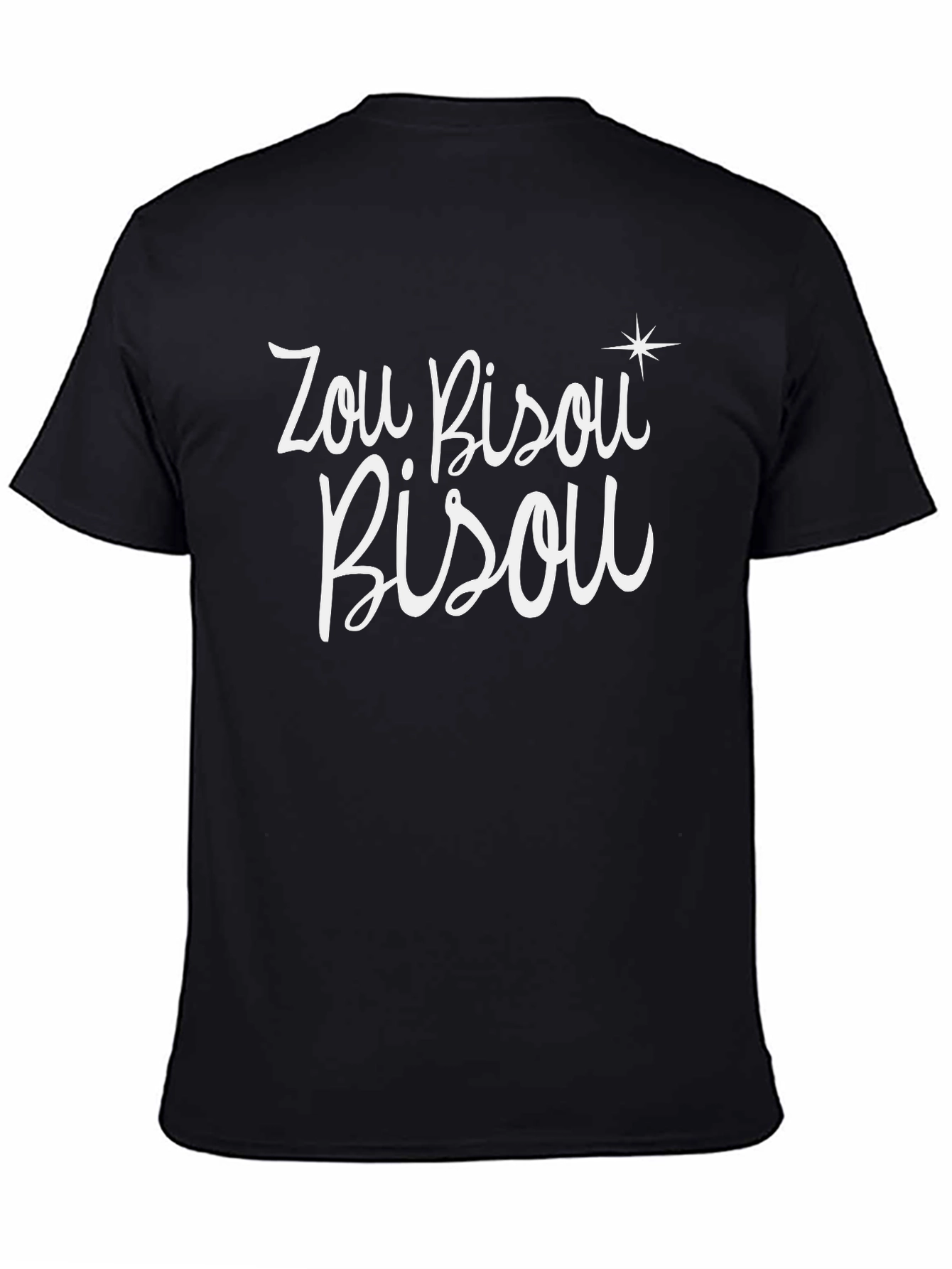 Zou Bisou Bisou Graphic Tee - Black