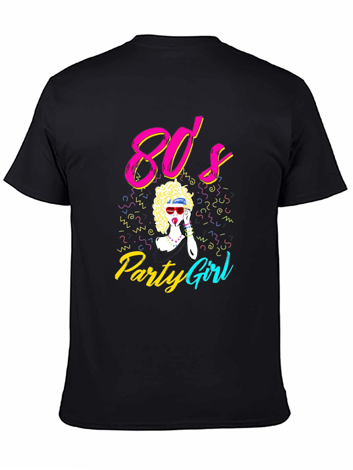 80s Party Girl Graphic Tee