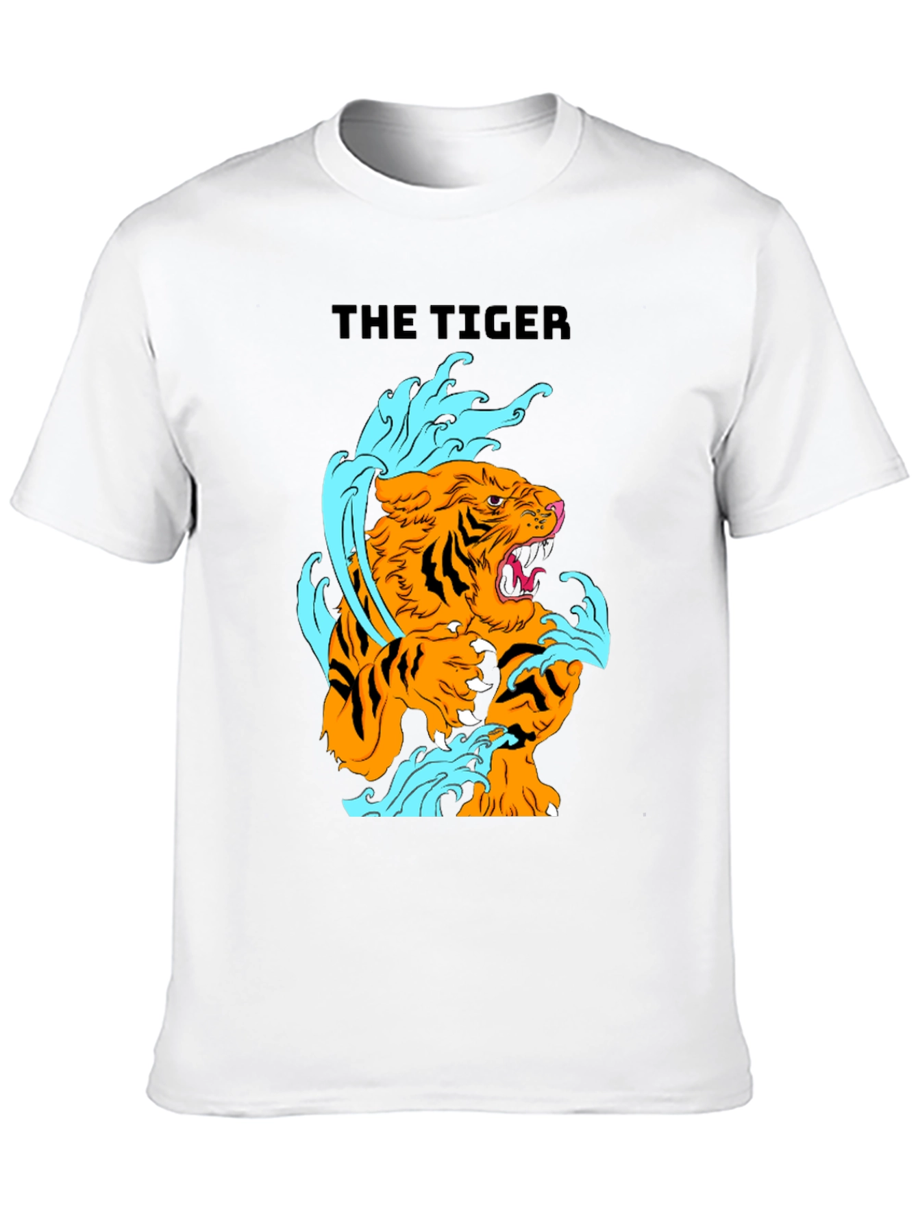 The Tiger Graphic Black T-Shirt